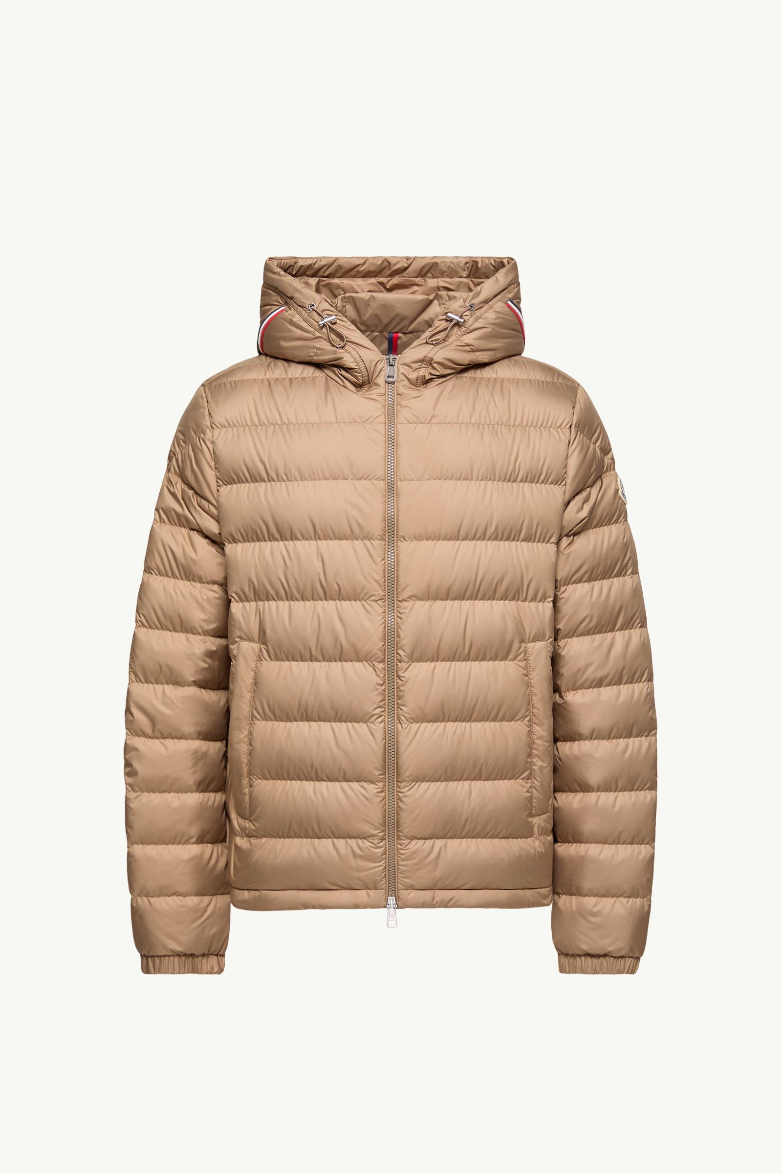 Beige Vermeille Hooded Short Down Jacket - Short Down Jackets for
