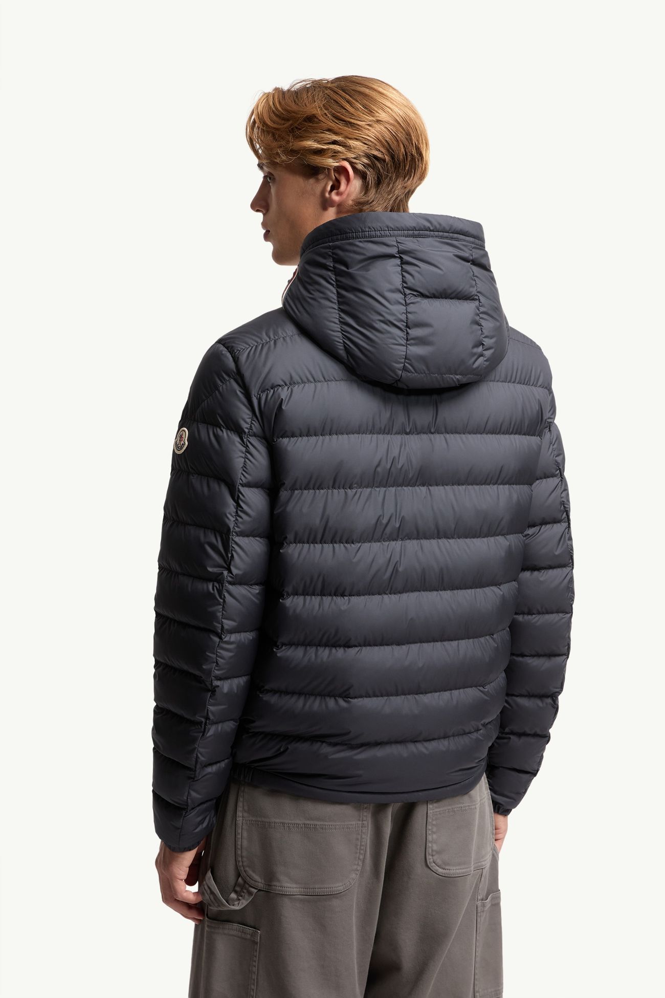 Vermeille Hooded Short Down Jacket Men Navy Blue Moncler 4