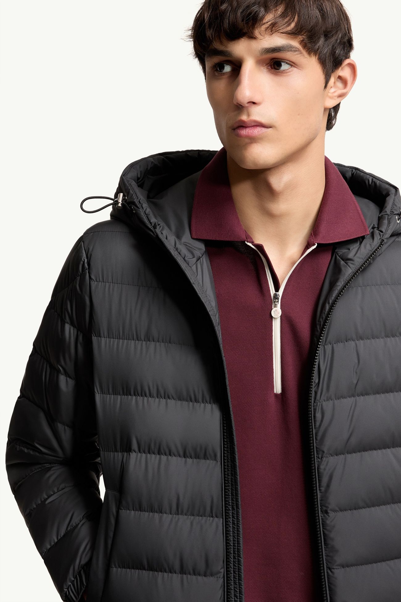 Vermeille ショートダウンジャケット メンズ ブラック Moncler 5