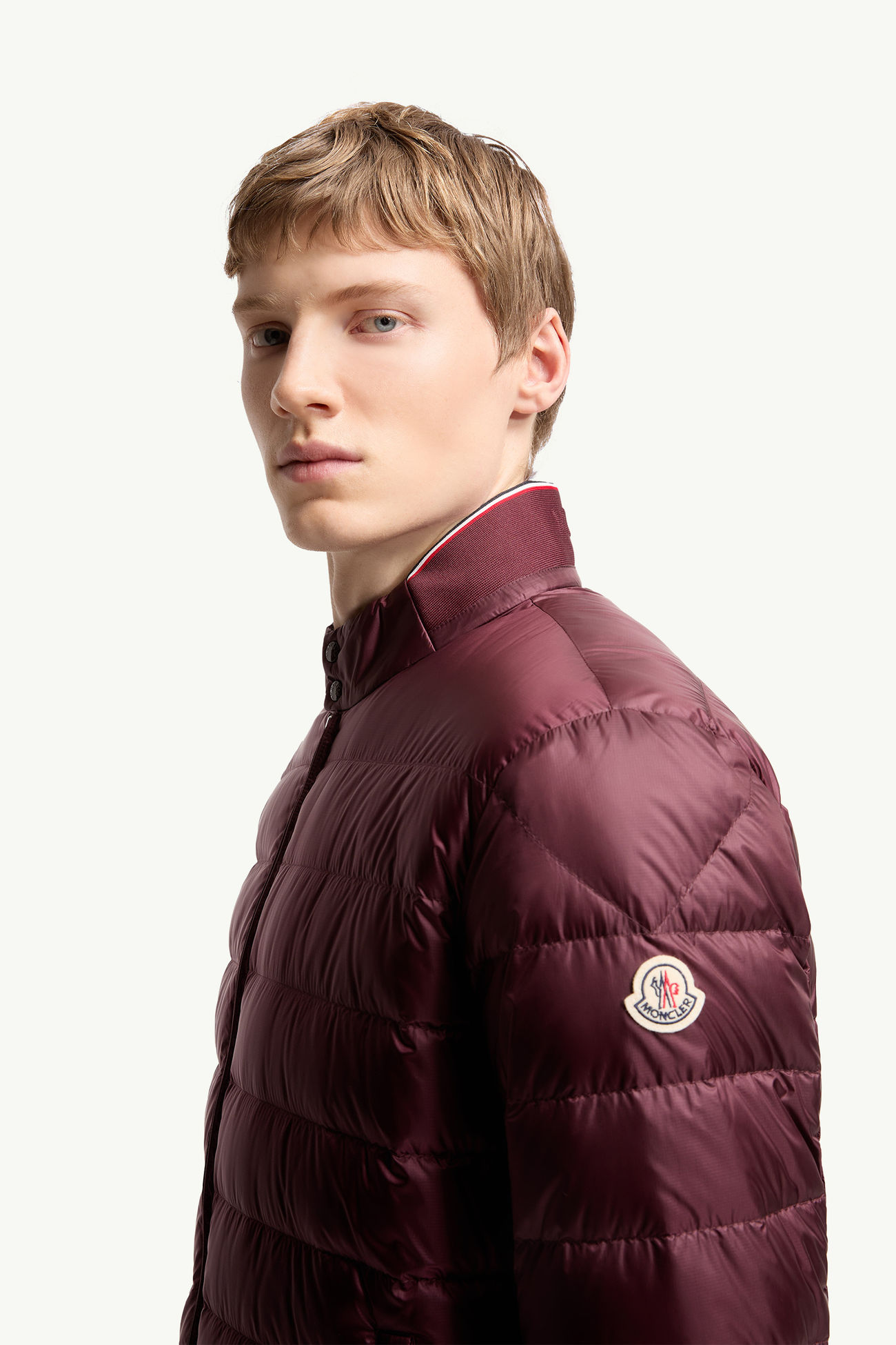 Rigel男士短款羽绒夹克外套 男士 波尔多红 Moncler 1