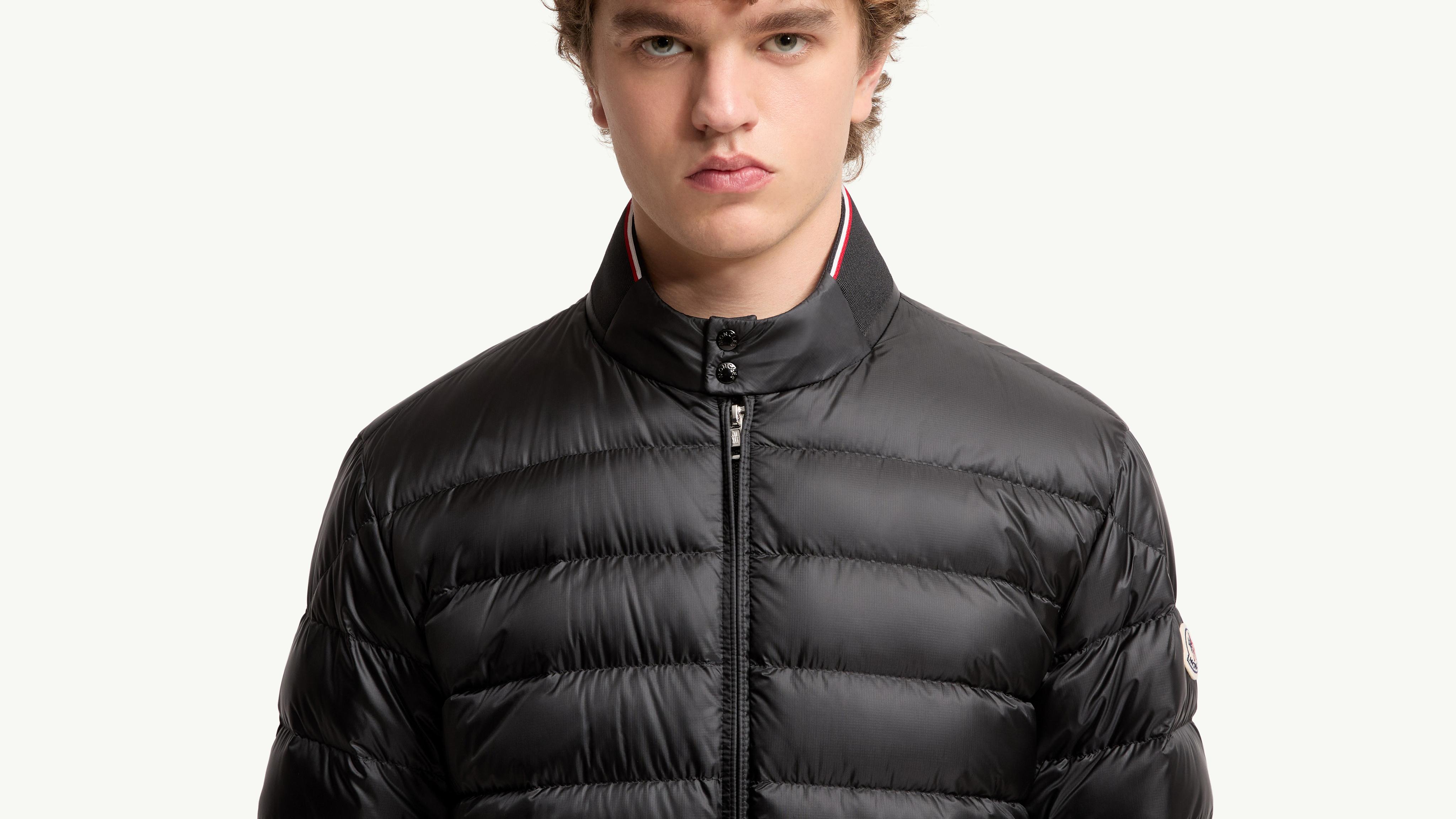 Black Rigel Short Down Jacket - Short Down Jackets for Men