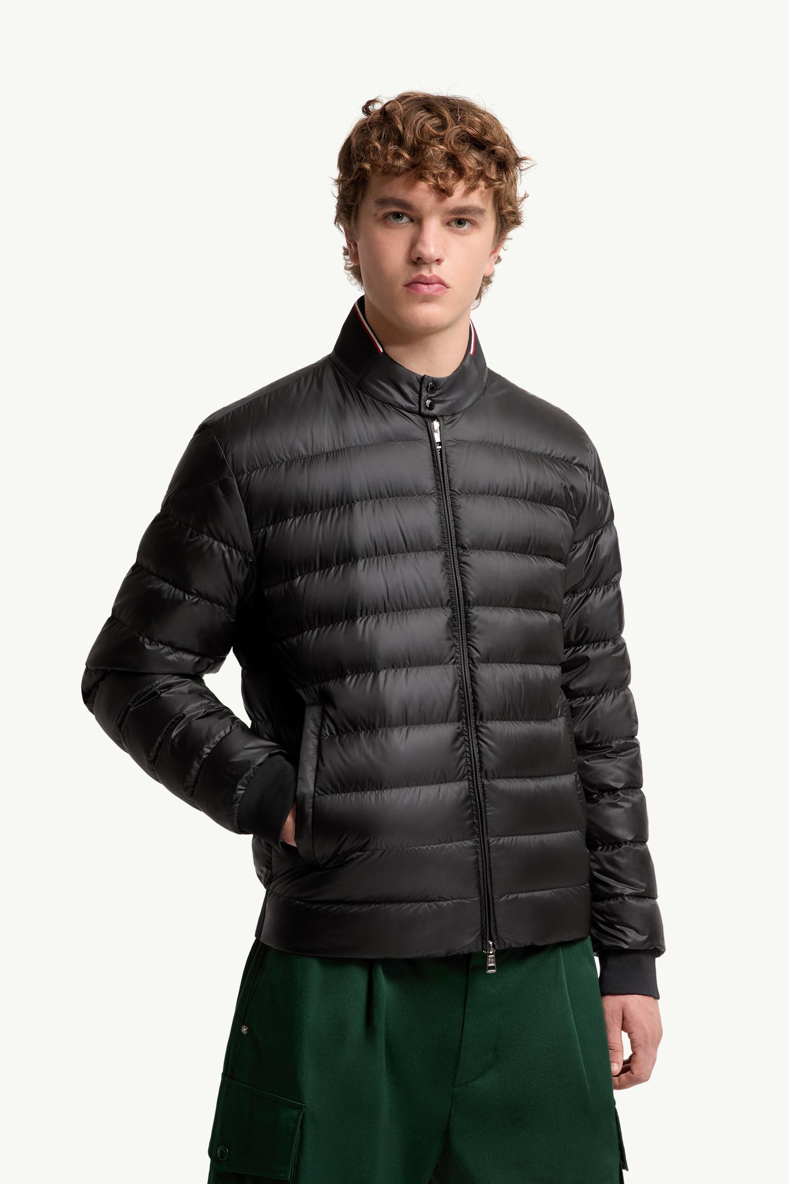 Black Rigel Short Down Jacket - Short Down Jackets for Men