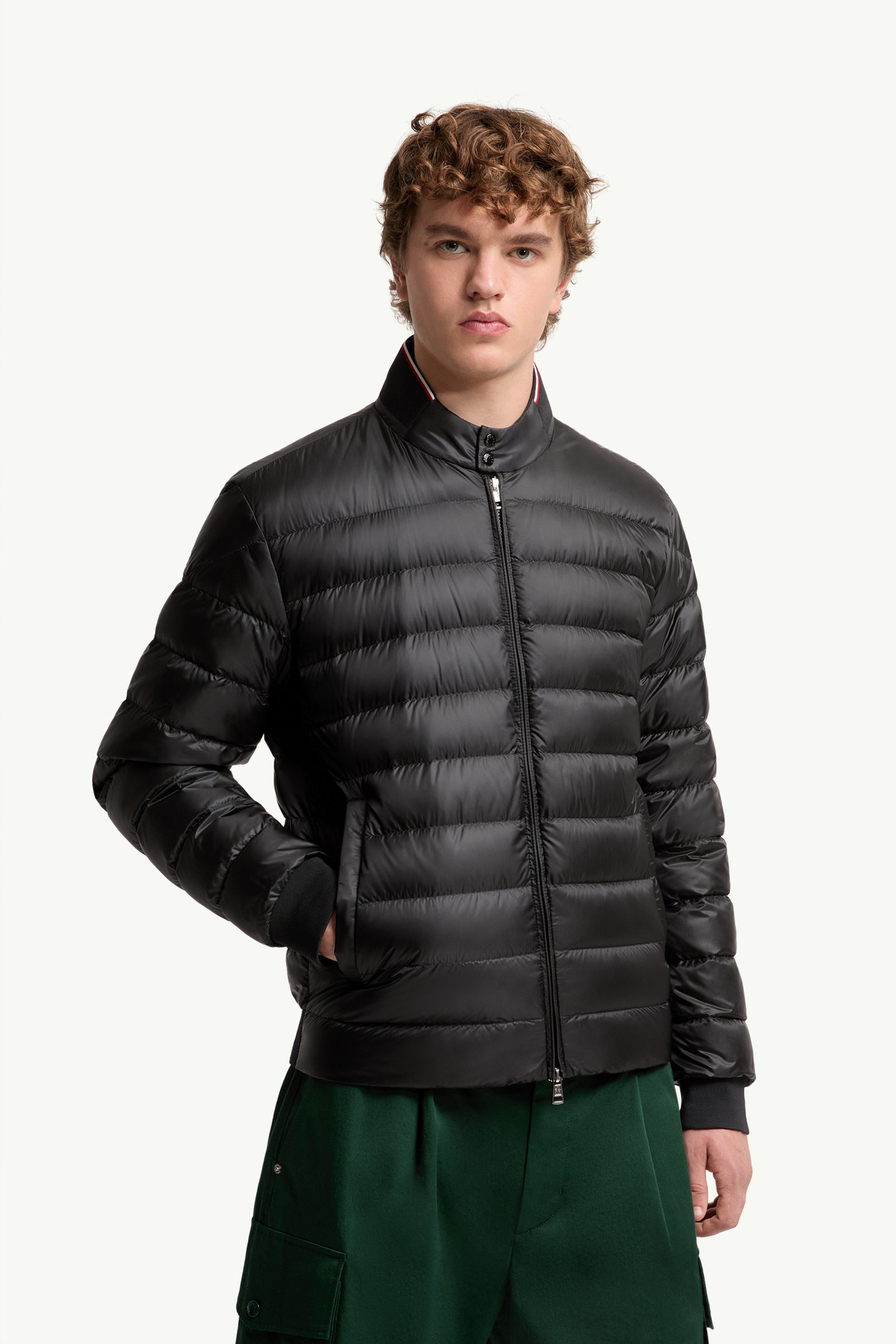 Rigel Short Down Jacket Men Black Moncler 3