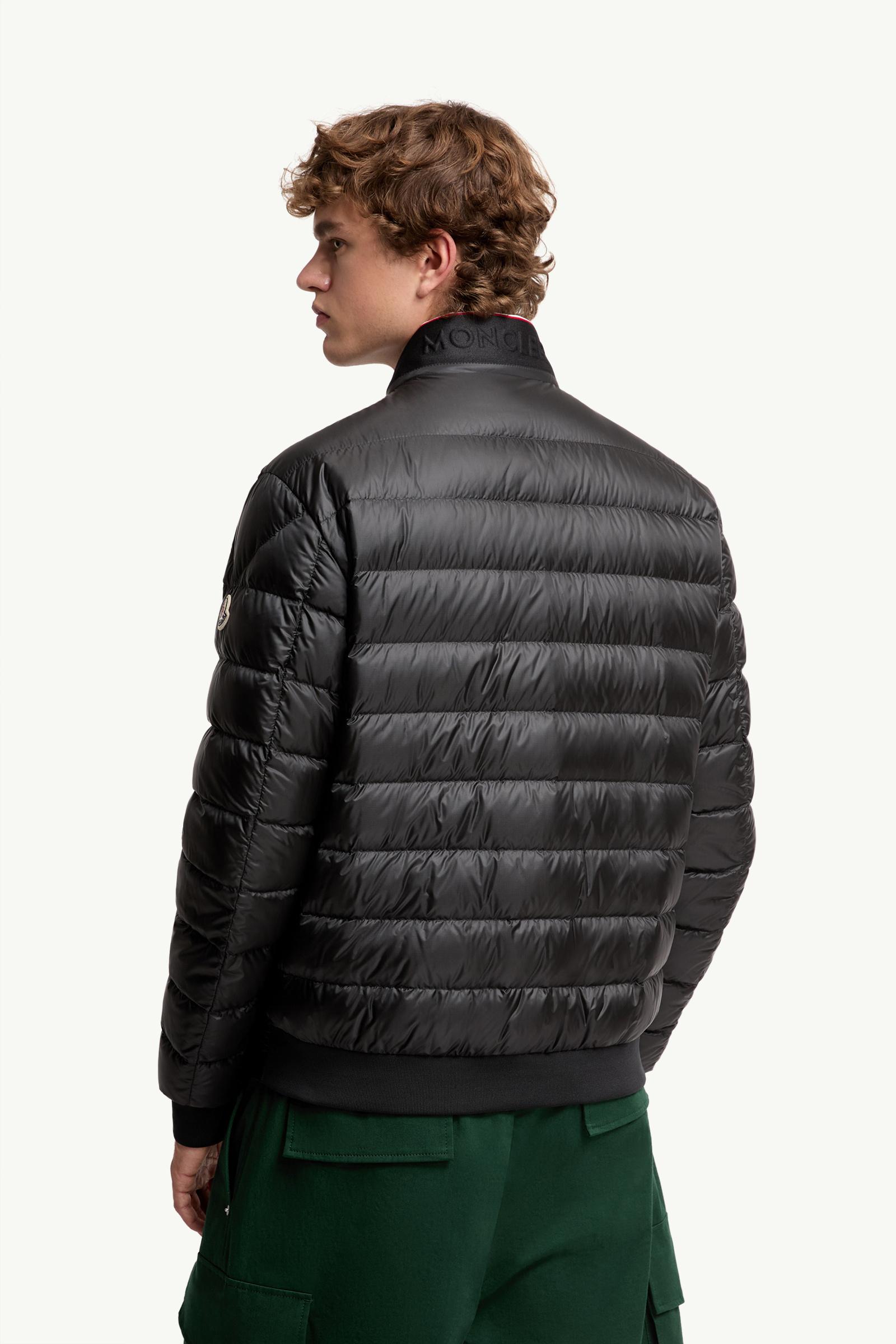 Black Rigel Short Down Jacket - Short Down Jackets for Men