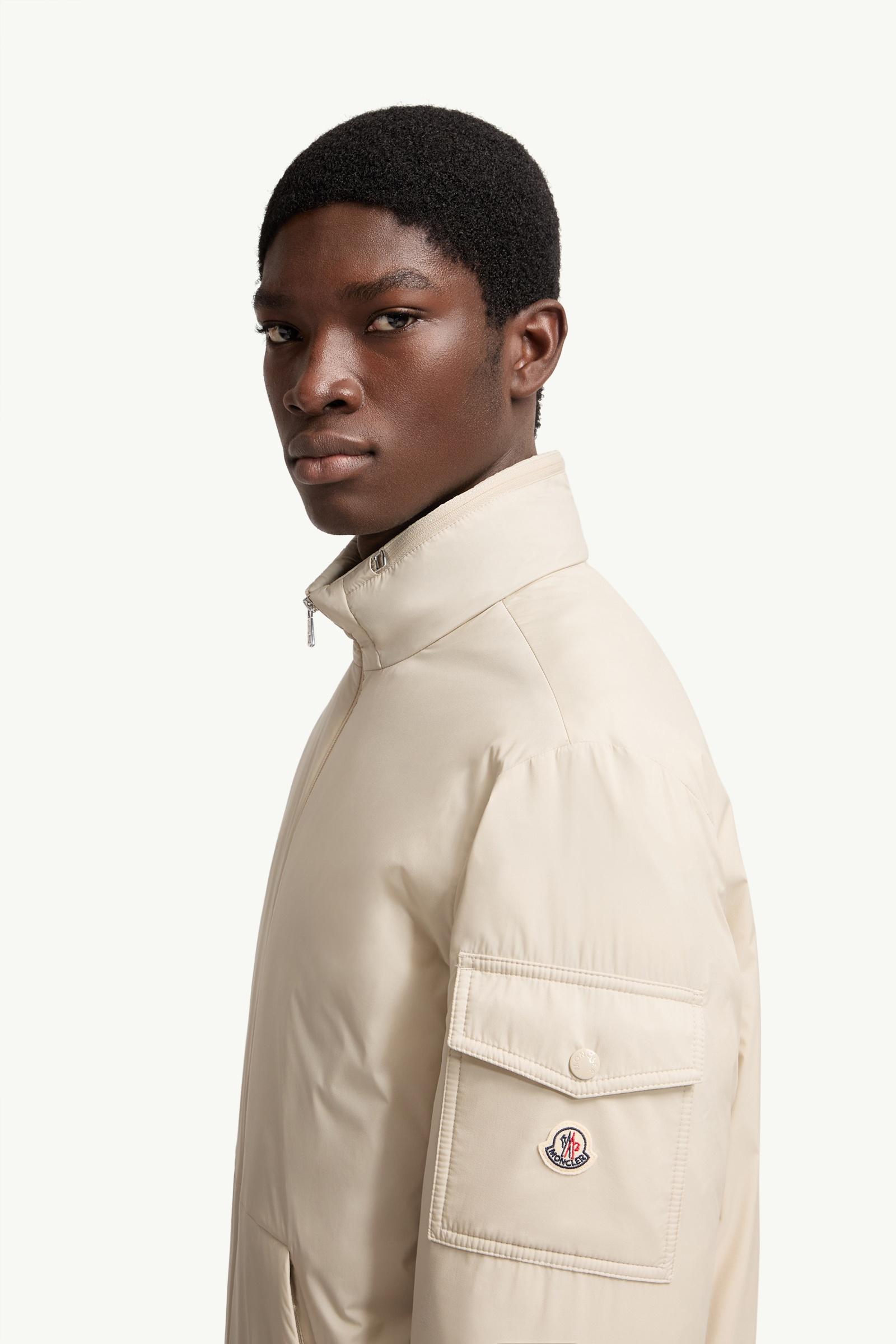 Light Beige Breezes Short Padded Jacket - Short Down Jackets for