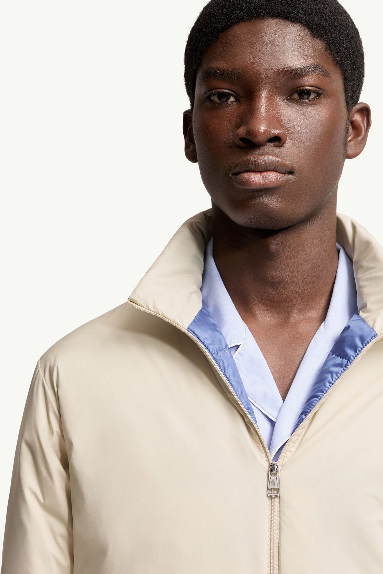 Veste matelassée courte Breezes Hommes Beige Clair Moncler 6