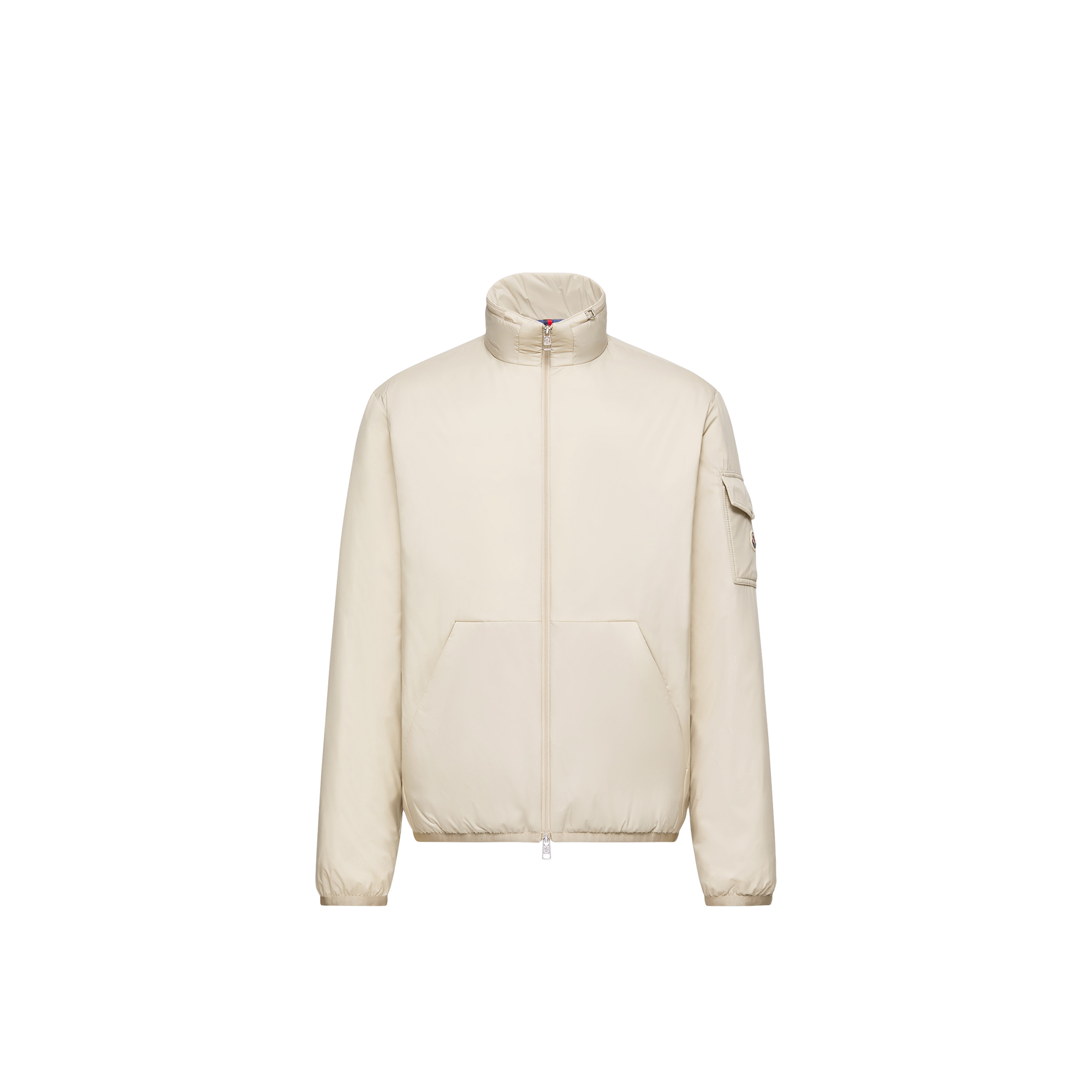 Moncler   Breezes Short Padded Jacket for Men in Beige, Size: 42