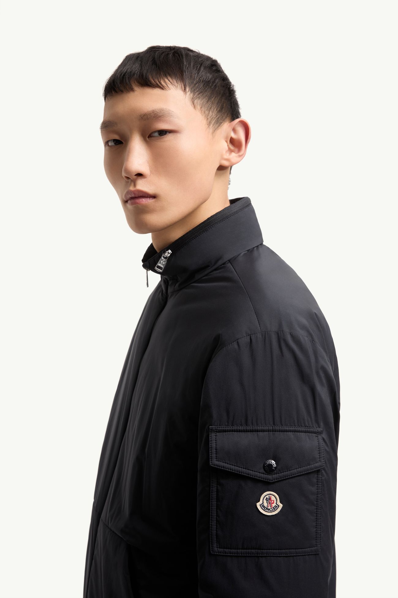 Veste matelassée courte Breezes Hommes Bleu marine Moncler 1