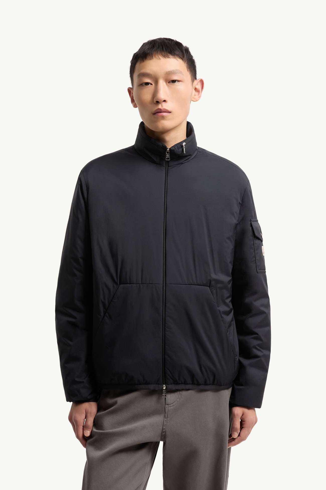 Giacca imbottita corta Breezes Uomo Blu Navy Moncler 3