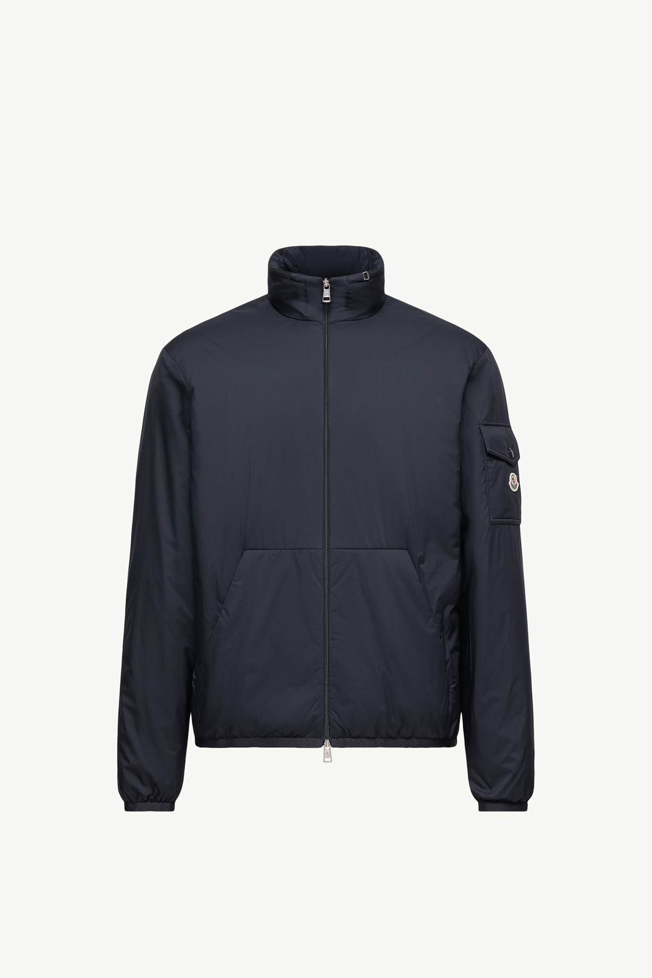 Breezes Short Padded Jacket Men Navy Blue Moncler 2