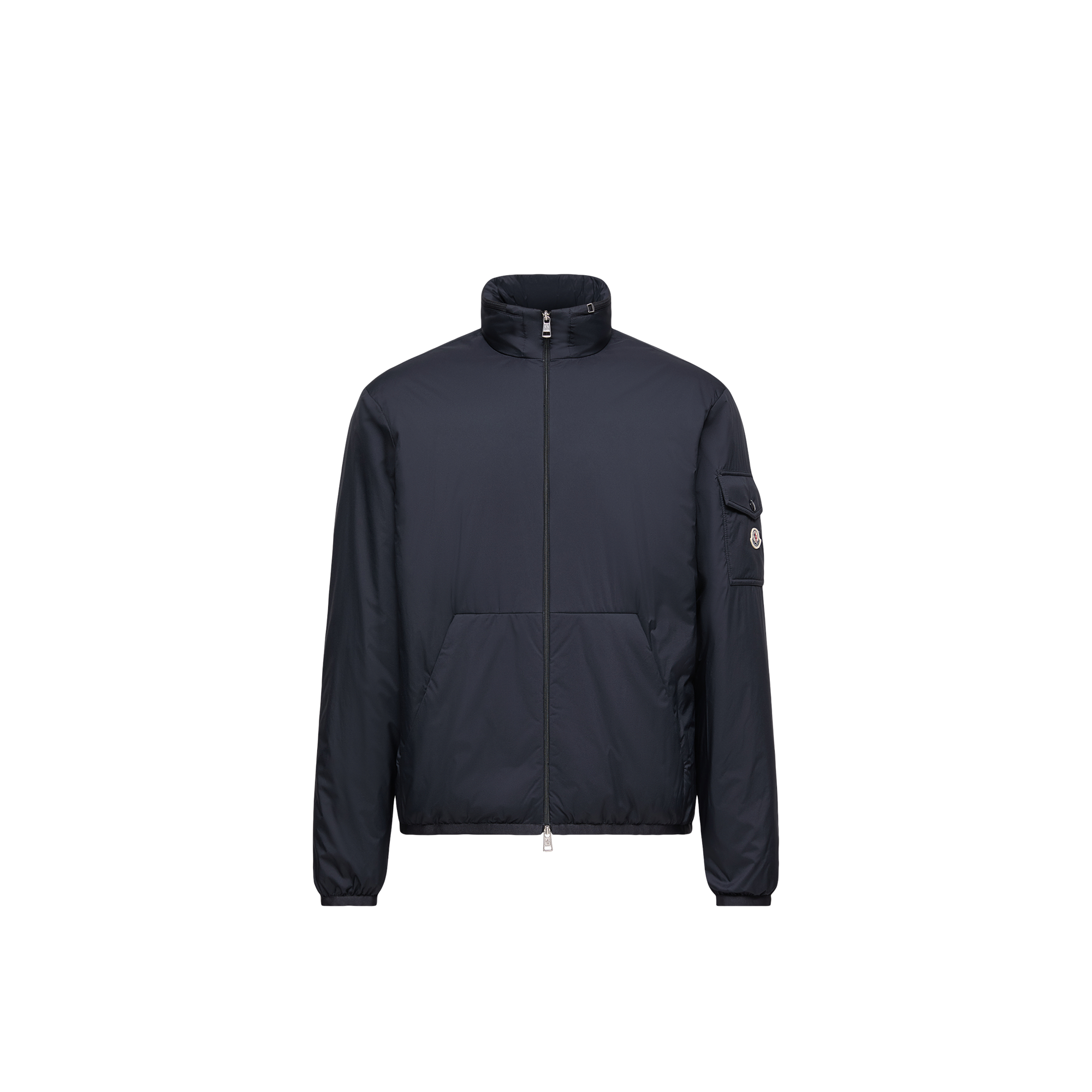 Moncler   Breezes Short Padded Jacket for Men in Blue, Size: 42
