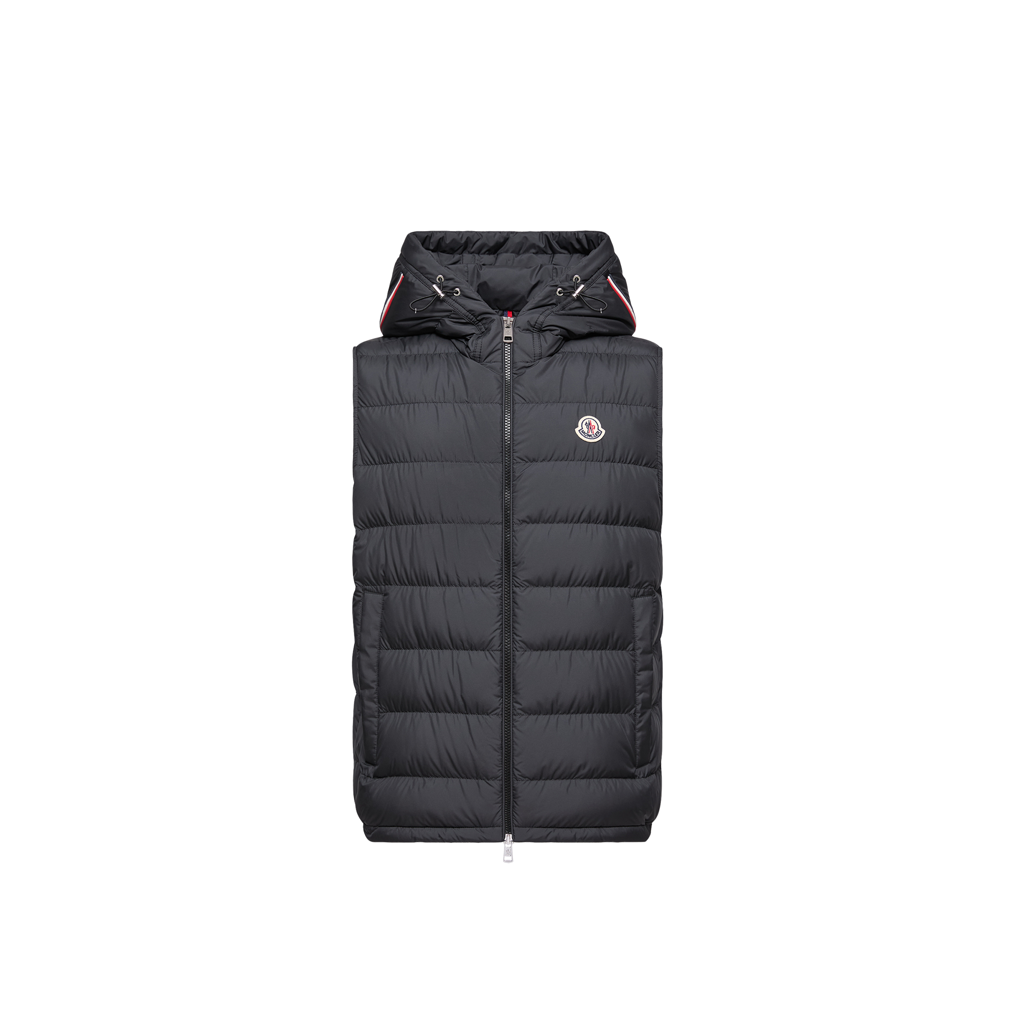 Moncler   Marseillan Hooded Down Gilet for Men in Black, Size: 46