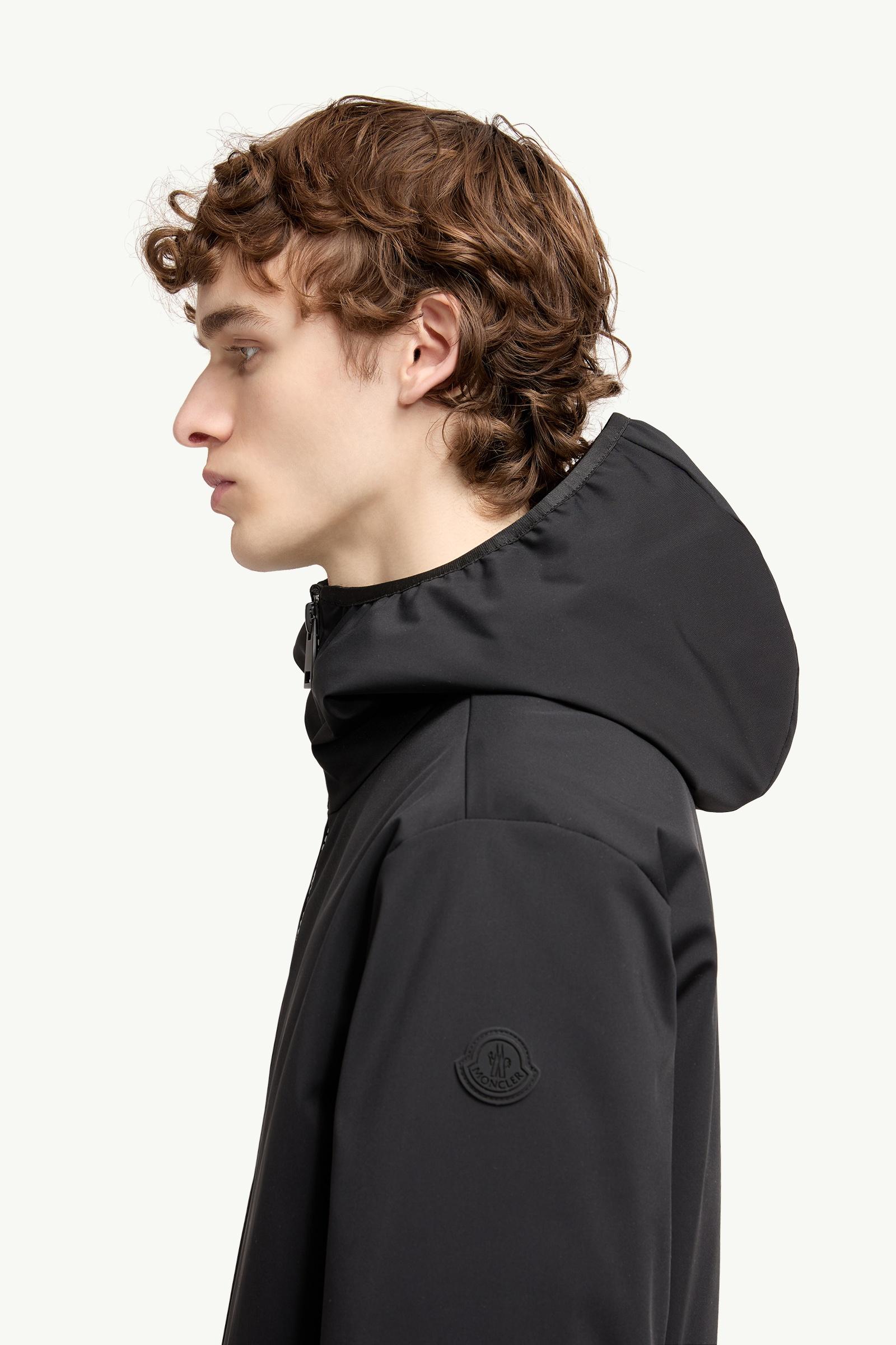 Black Altair Hooded Short Down Jacket - Short Down Jackets for Men