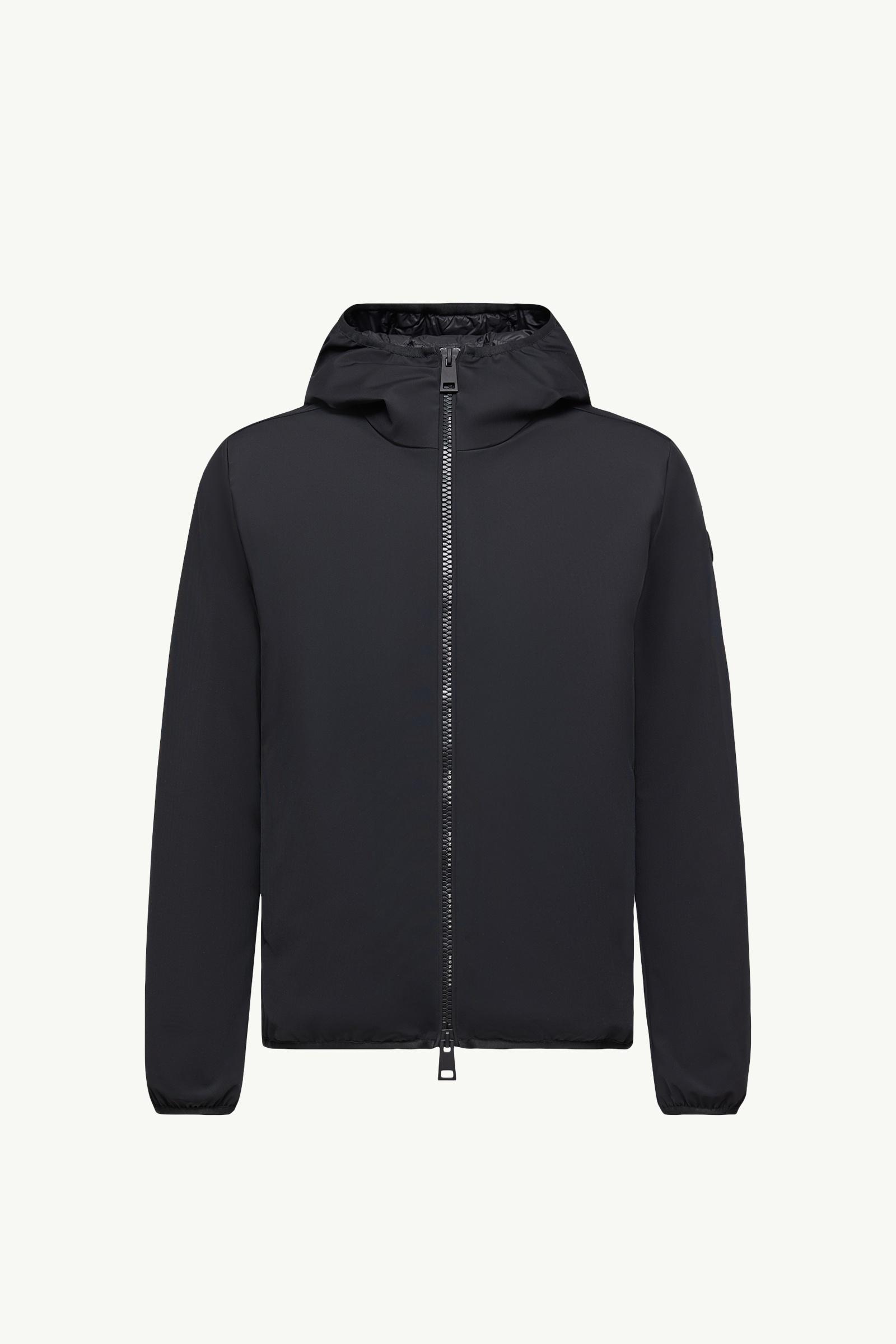 Black Altair Hooded Short Down Jacket - Short Down Jackets for Men