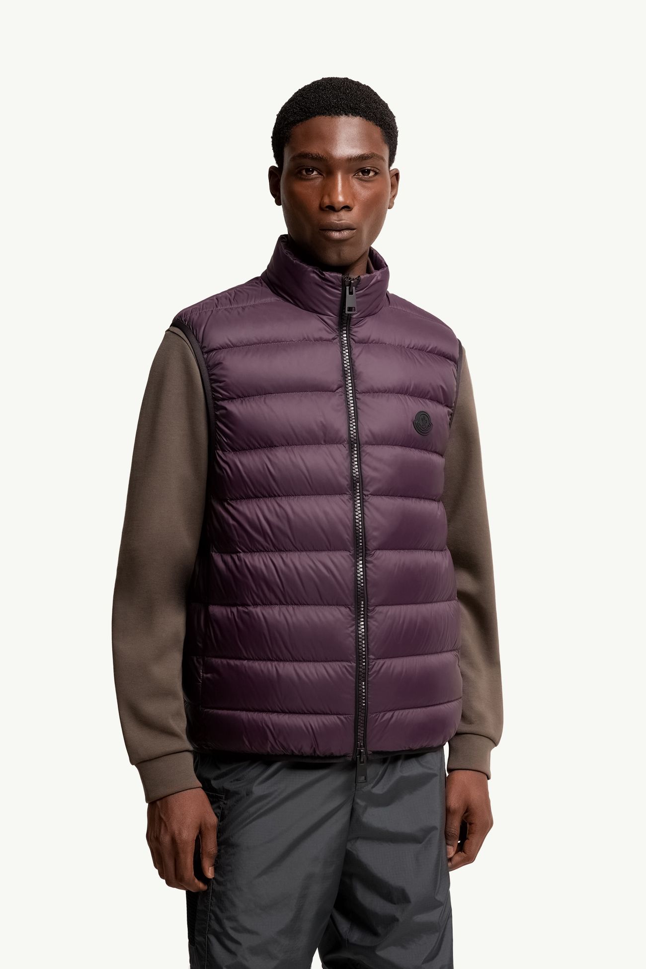 Deneb Daunenweste Herren Traubenrot Moncler 3