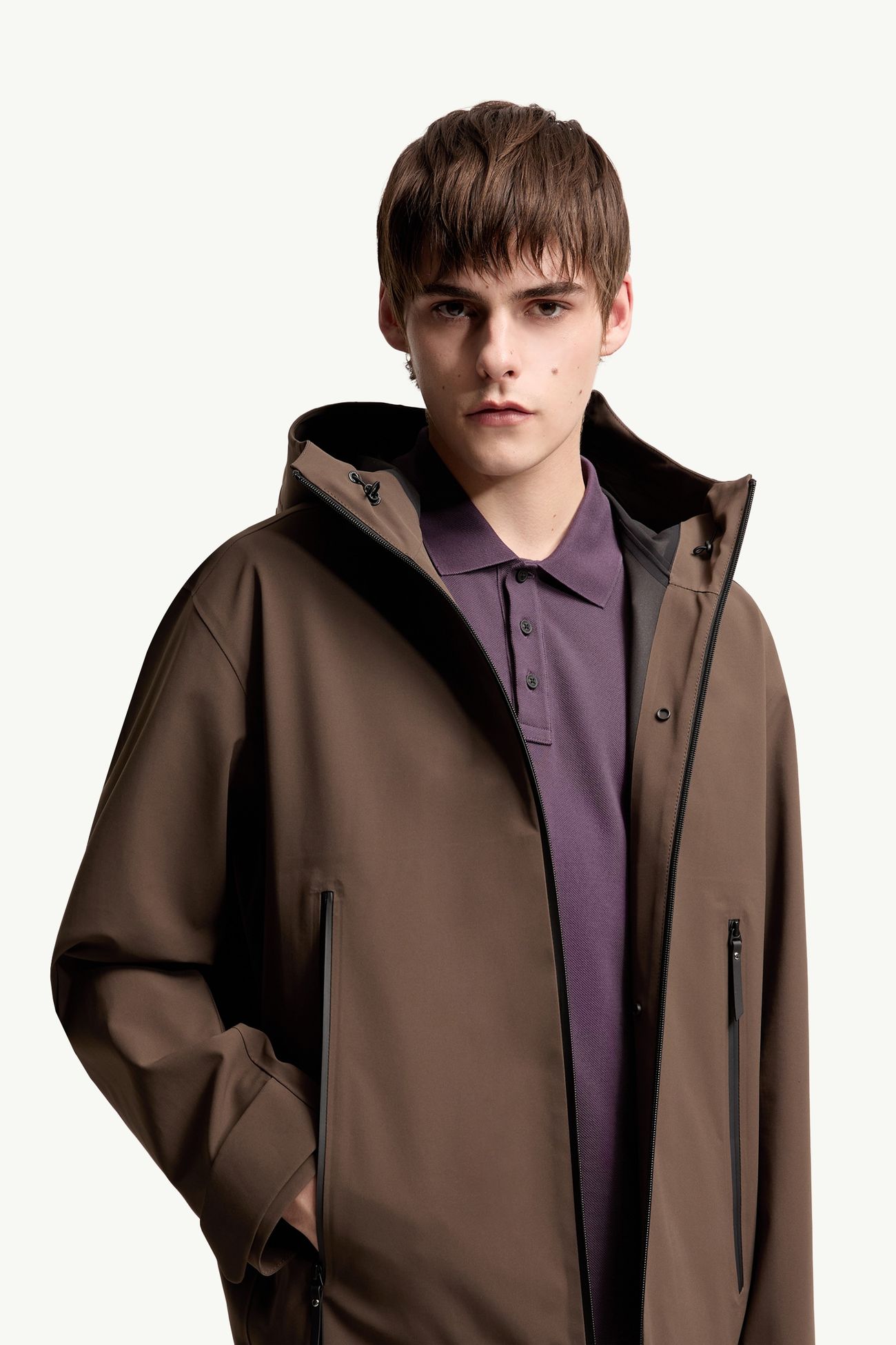 Piumino corto con cappuccio Marana 3 in 1 Uomo Marrone Moncler 7