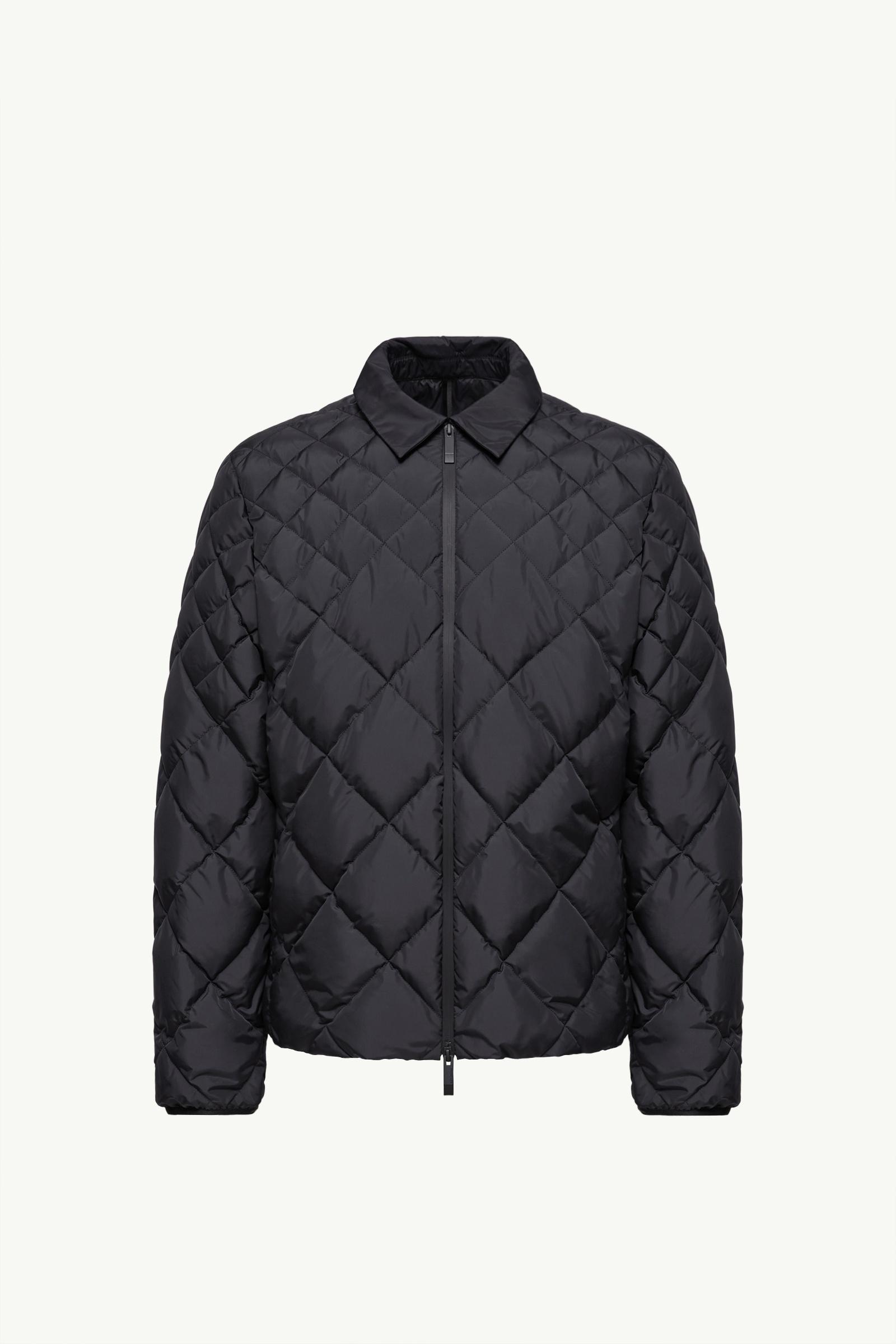 Atria Diamond-Quilted Down Shirt Jacket Men Black Moncler, 1 of 0