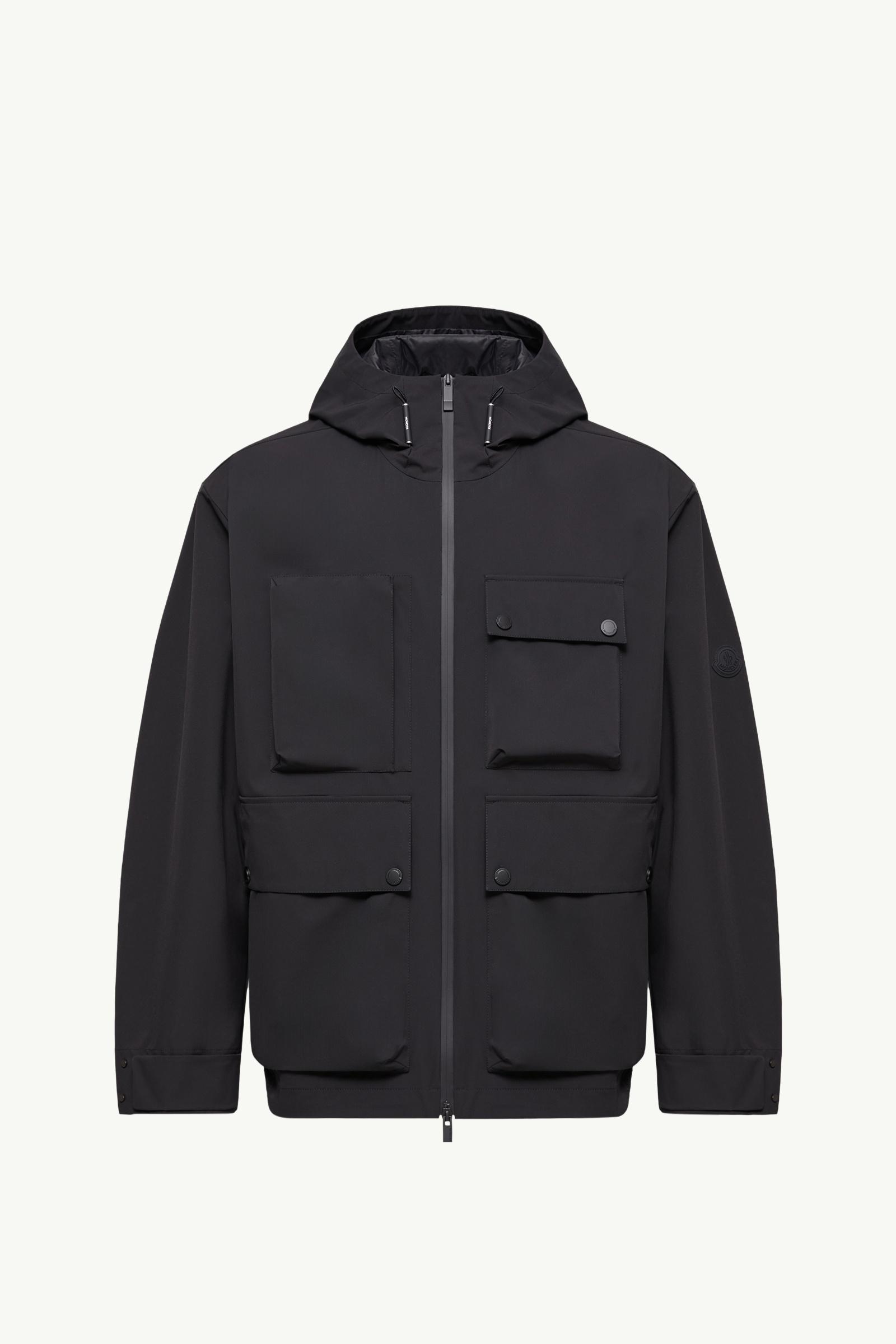 Black Arcturus Hooded Jacket - Windbreakers & Raincoats for Men