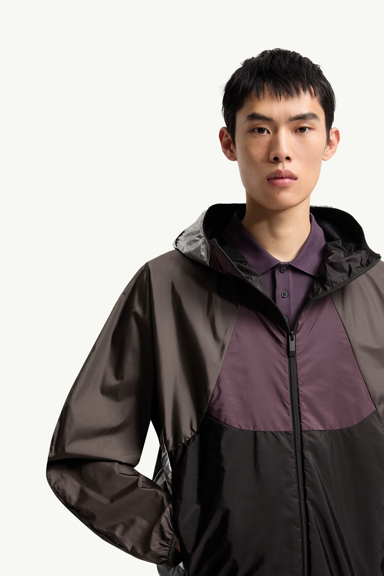 Sormiou 후드 윈드브레이커 남성 실버 Moncler 5