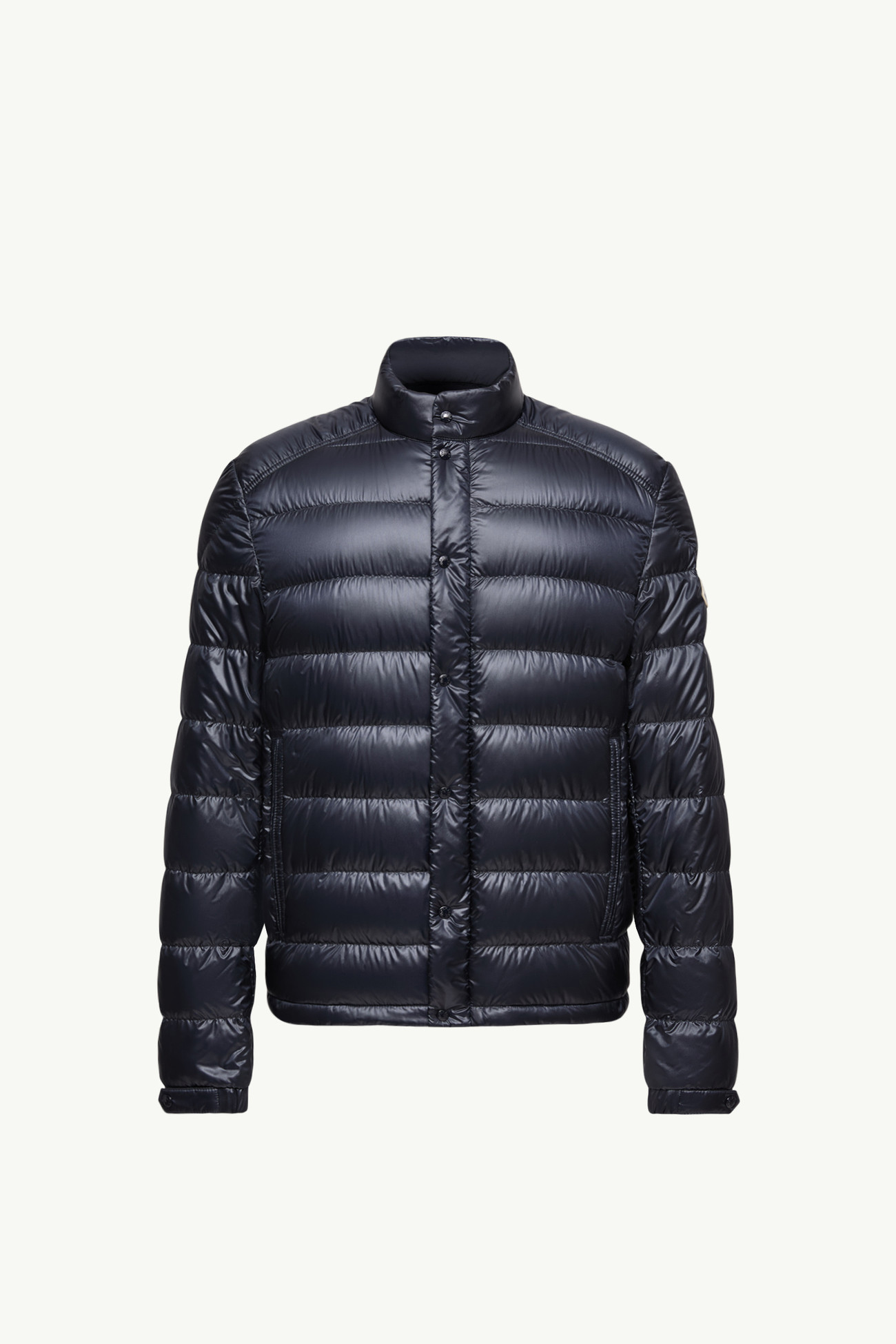 Piumino corto Selves Uomo Blu Scuro Lucido Moncler 2