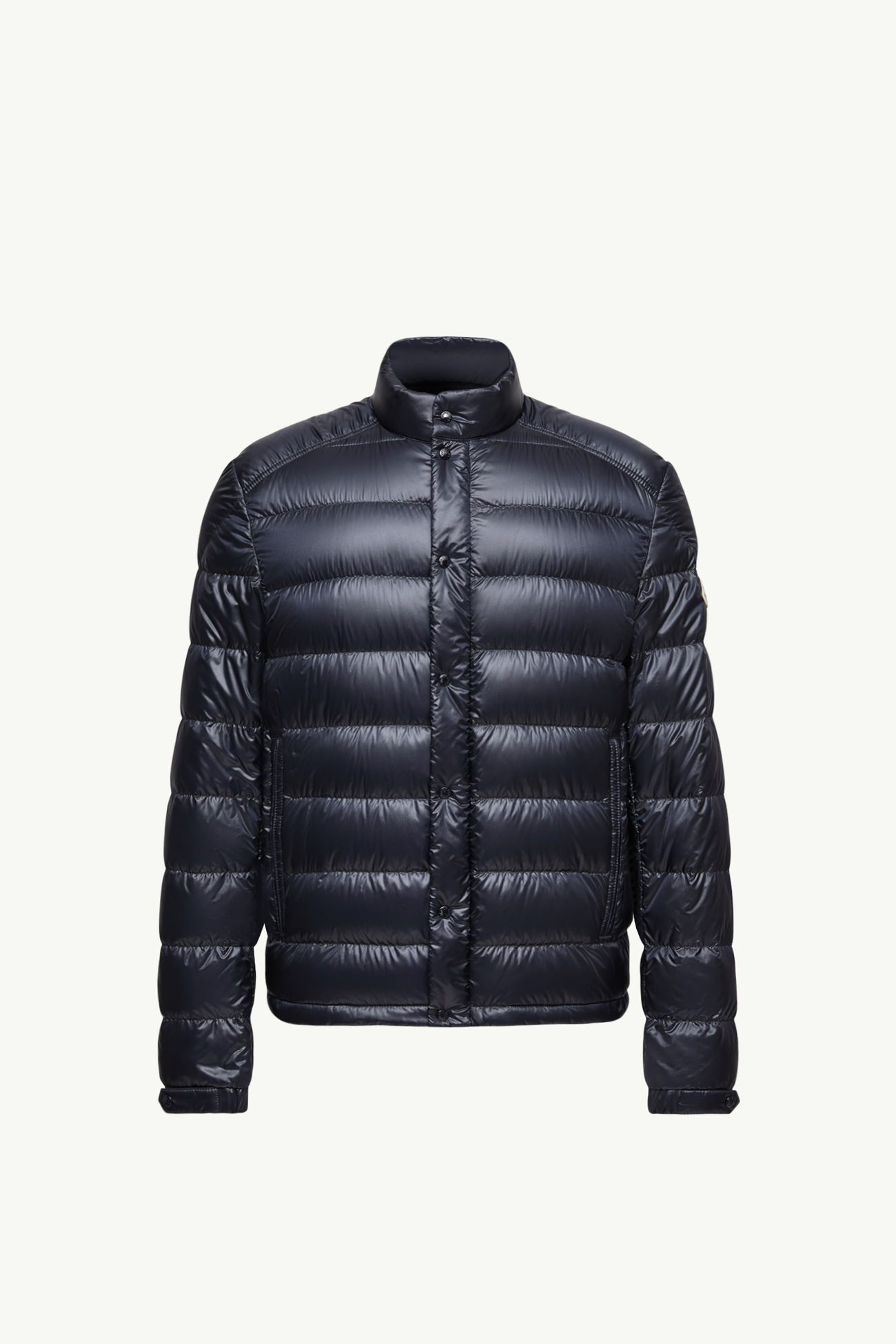 Selves Short Down Jacket Men Navy Blue Moncler 2