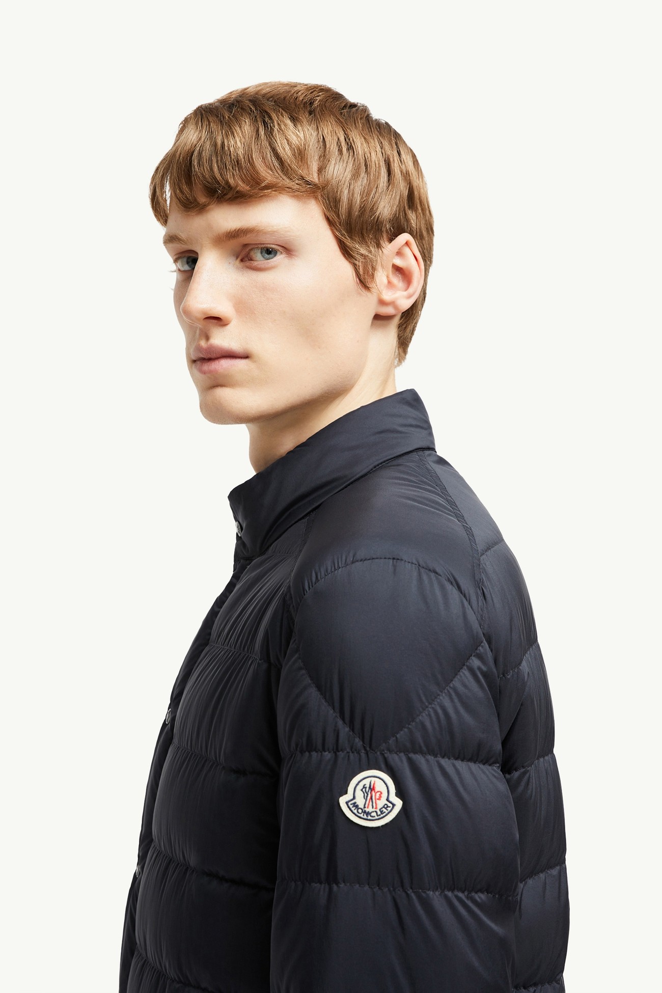 Plumífero corto Selves Hombre Azul Oscuro Mate Moncler 1
