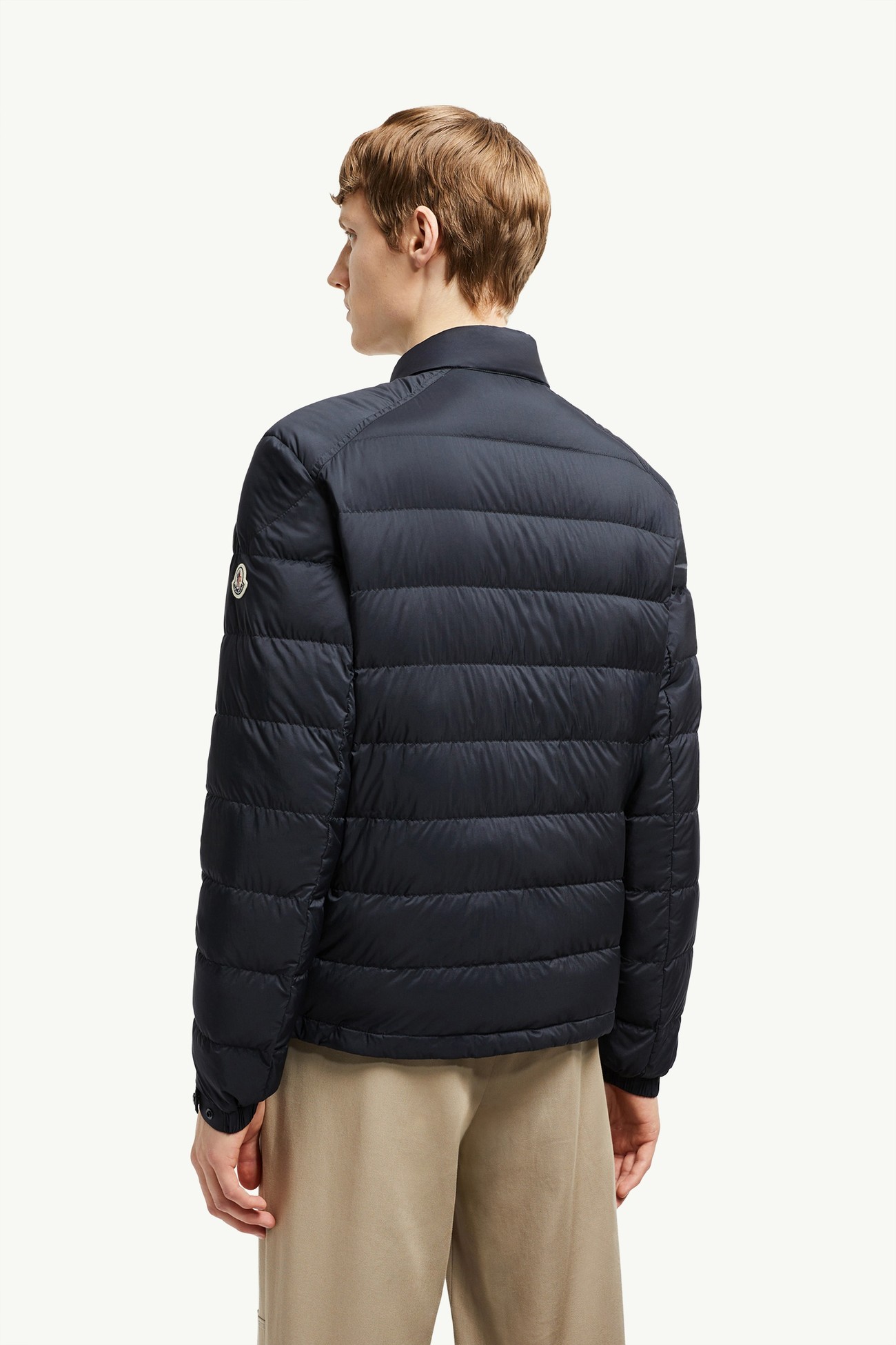 Plumífero corto Selves Hombre Azul Oscuro Mate Moncler 4
