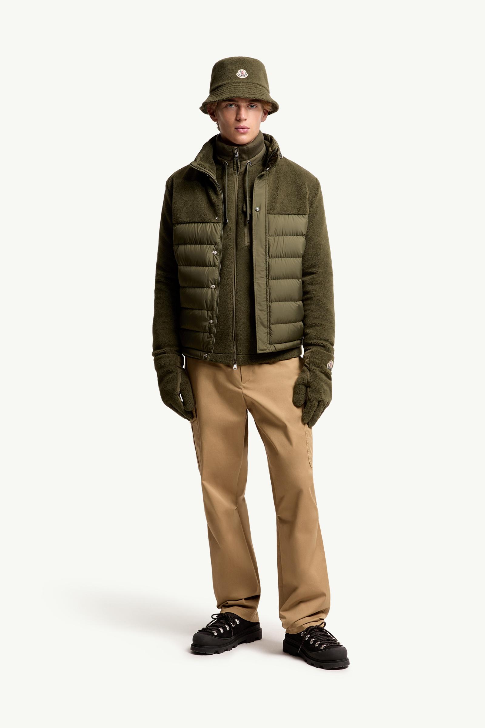 Olive Green Mistral Teddy Short Down Jacket - test for test