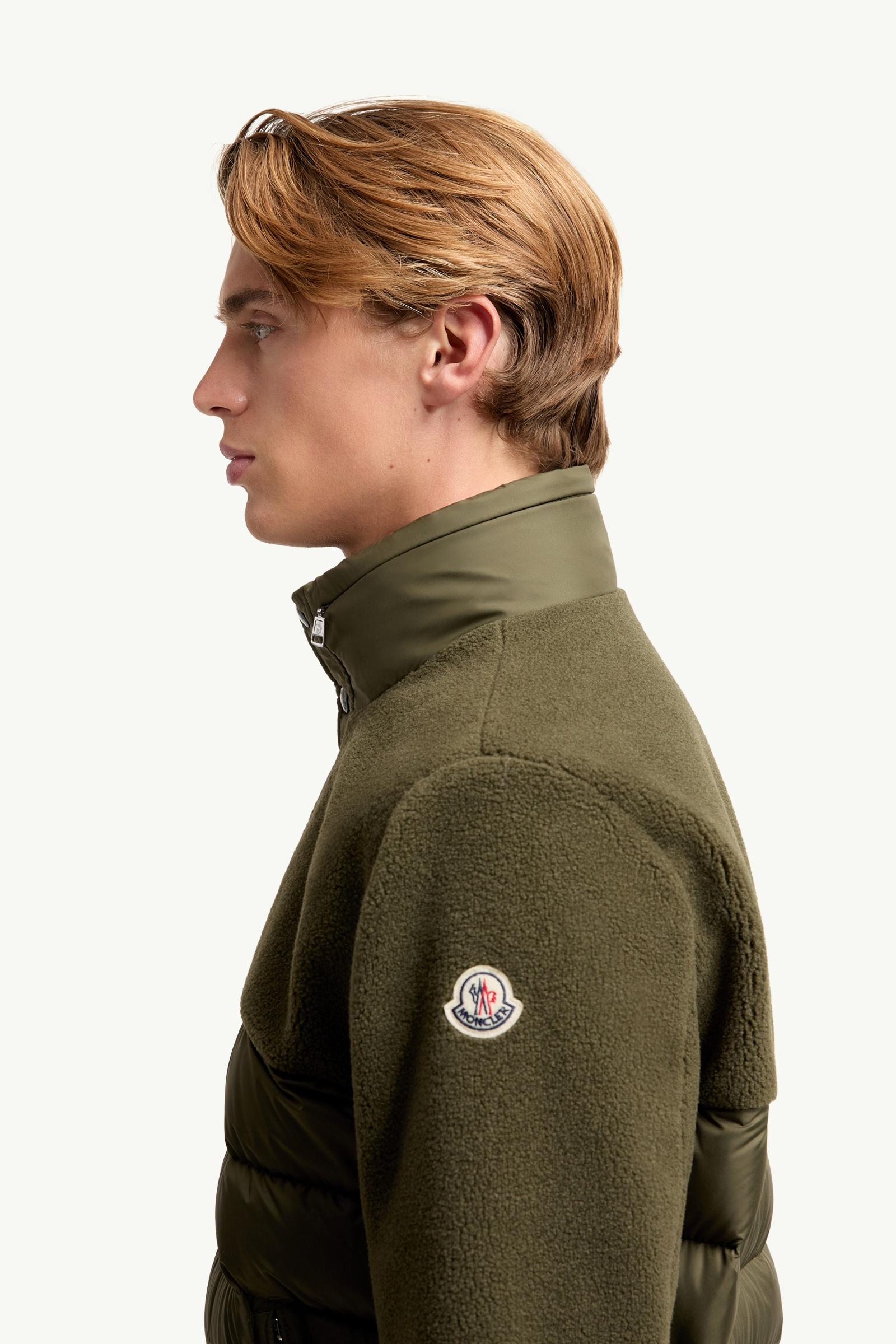 Olive Green Mistral Teddy Short Down Jacket - test for test