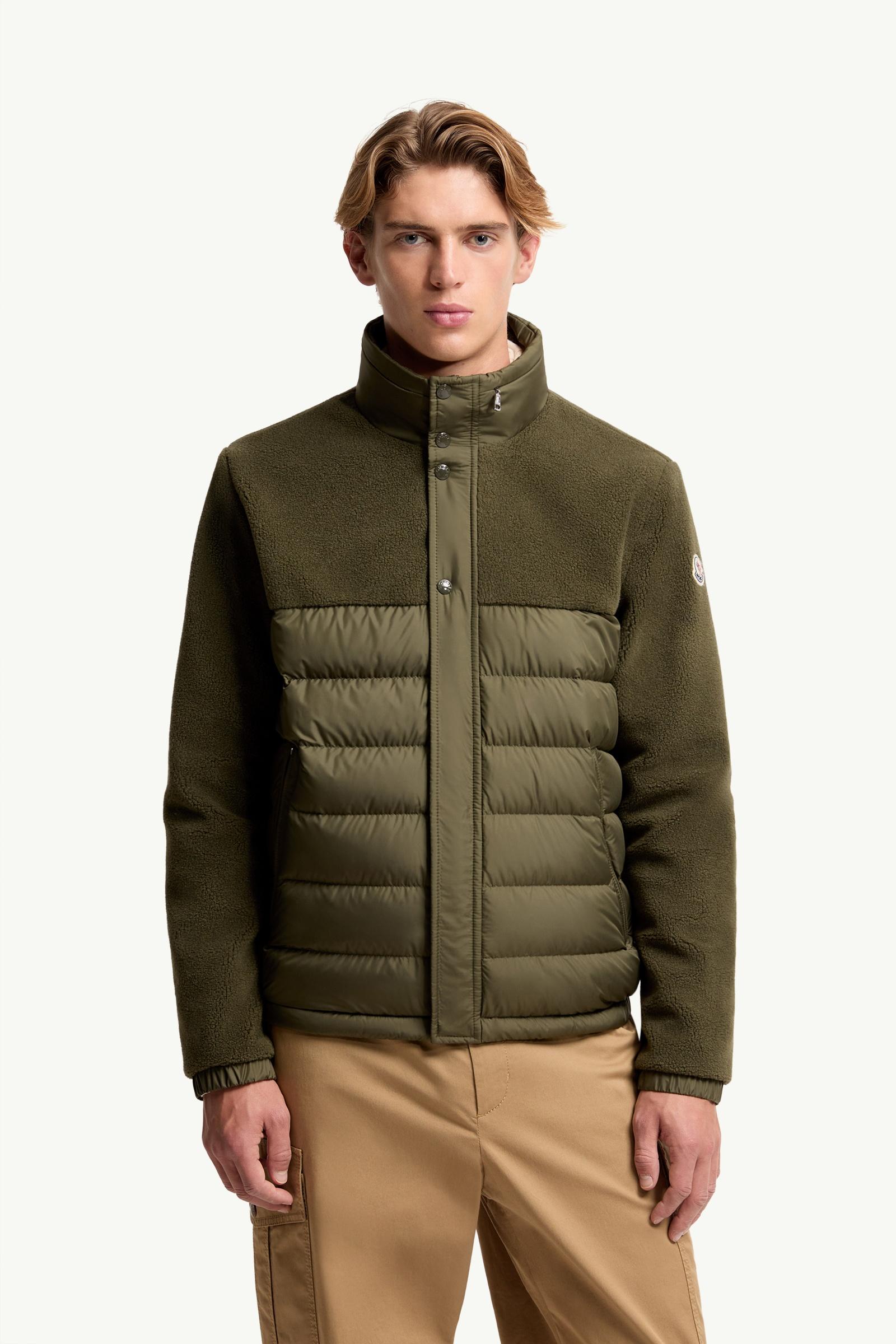 Olive Green Mistral Teddy Short Down Jacket - test for test
