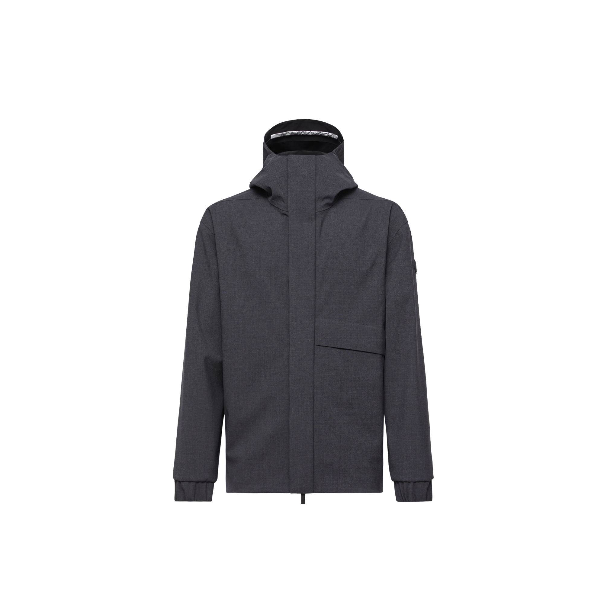 Moncler   Sillon Hooded Jacket for Men in Gray, Size: 38