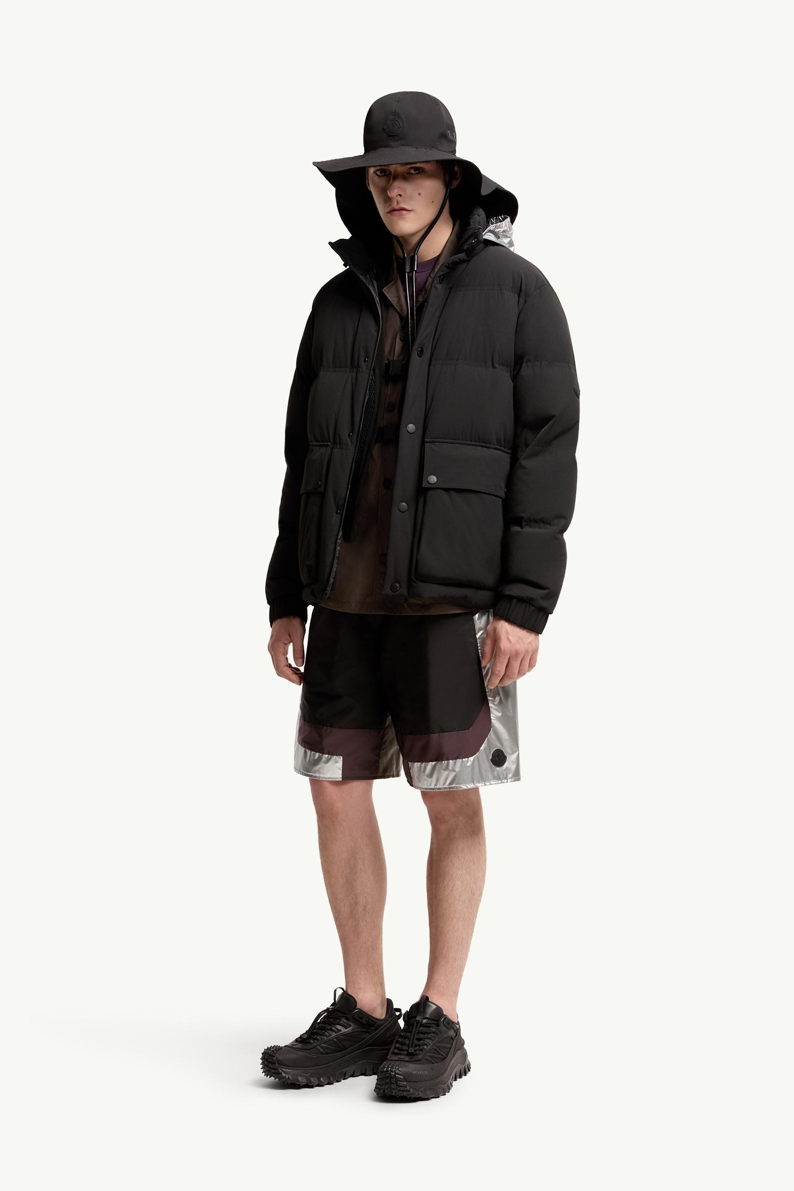 Black Adhara Short Down Jacket - Short Down Jackets for Men