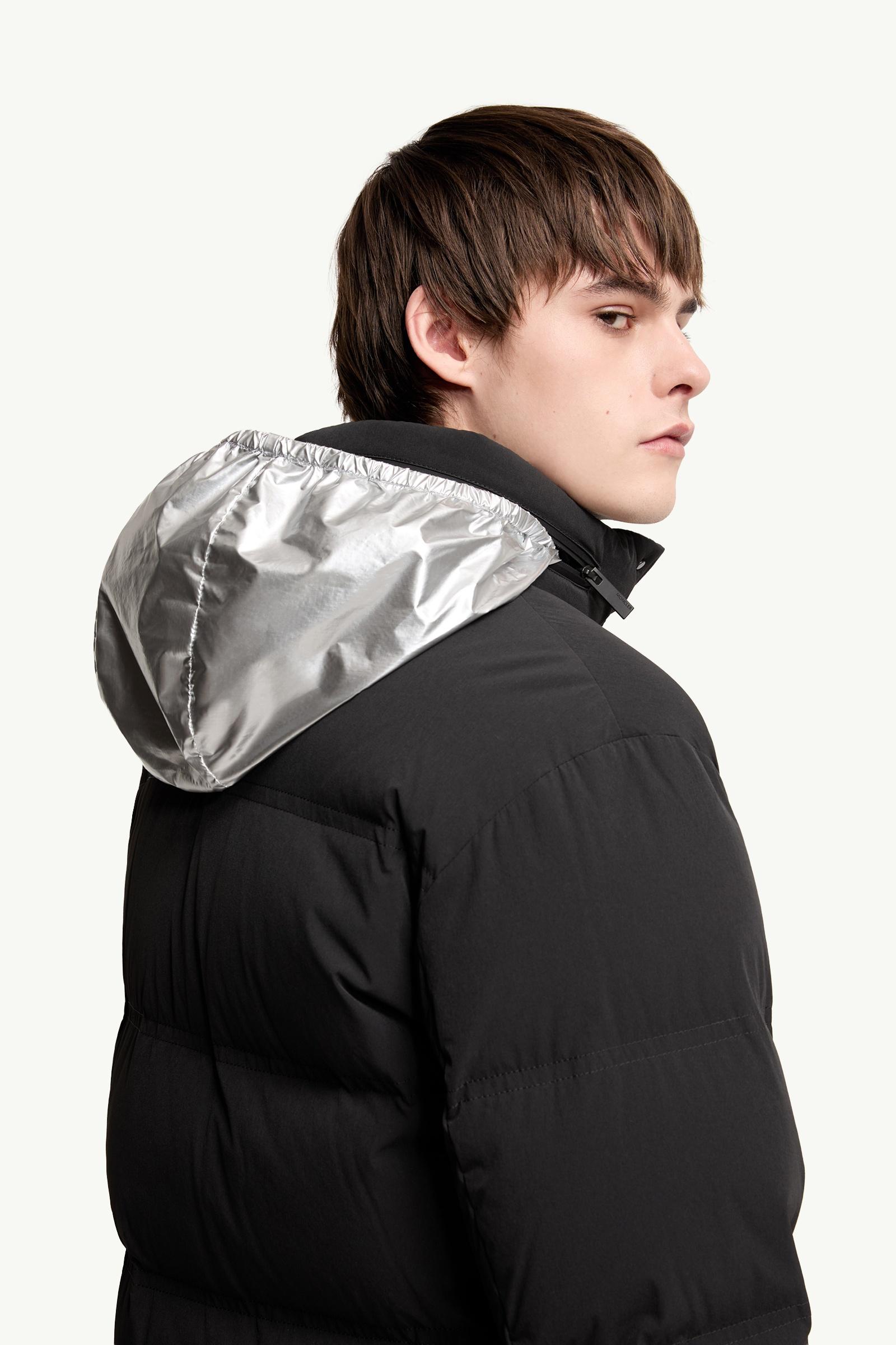 Black Adhara Short Down Jacket - Short Down Jackets for Men