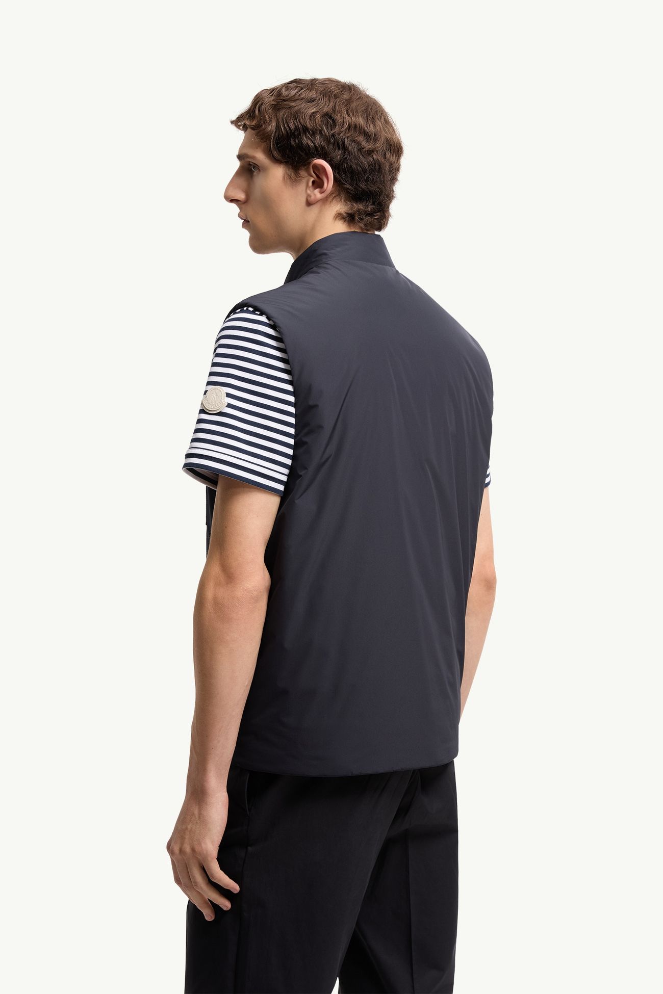 Sahel Down Gilet Men Navy Blue Moncler 4