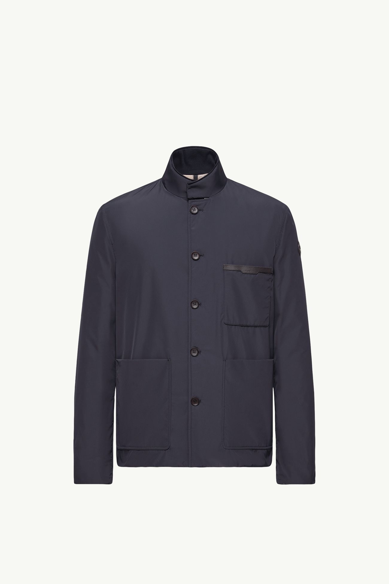 Westerlies Down Shirt Jacket Men Navy Blue Moncler 2