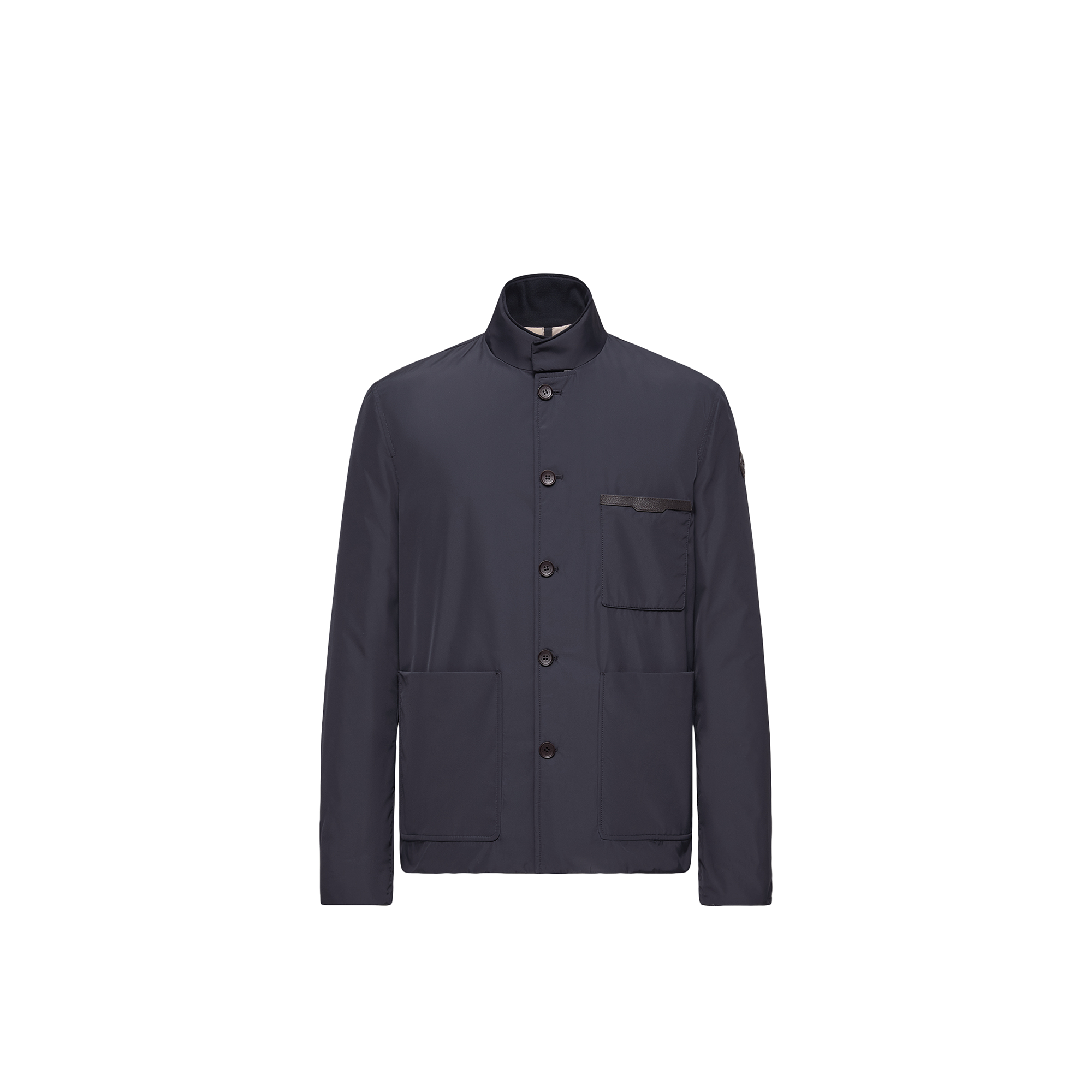 Moncler   Westerlies Down Shirt Jacket for Men in Blue, Size: 42