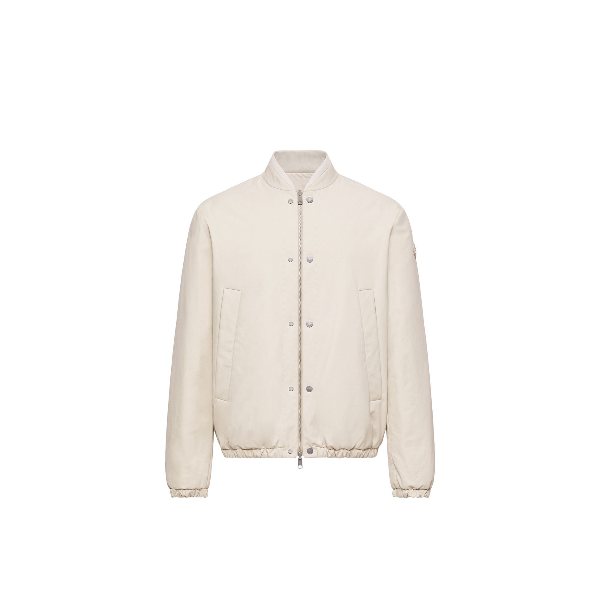 Moncler   Tafoni Reversible Down Bomber Jacket for Men in Beige, Size: 38