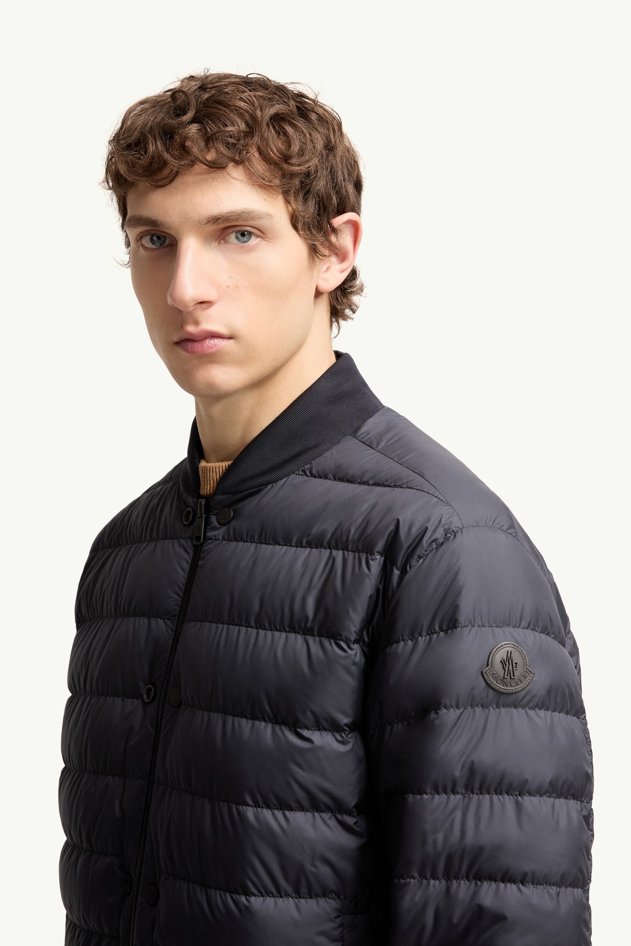 Tafoni Reversible Down Bomber Jacket Men Navy Blue Moncler 1