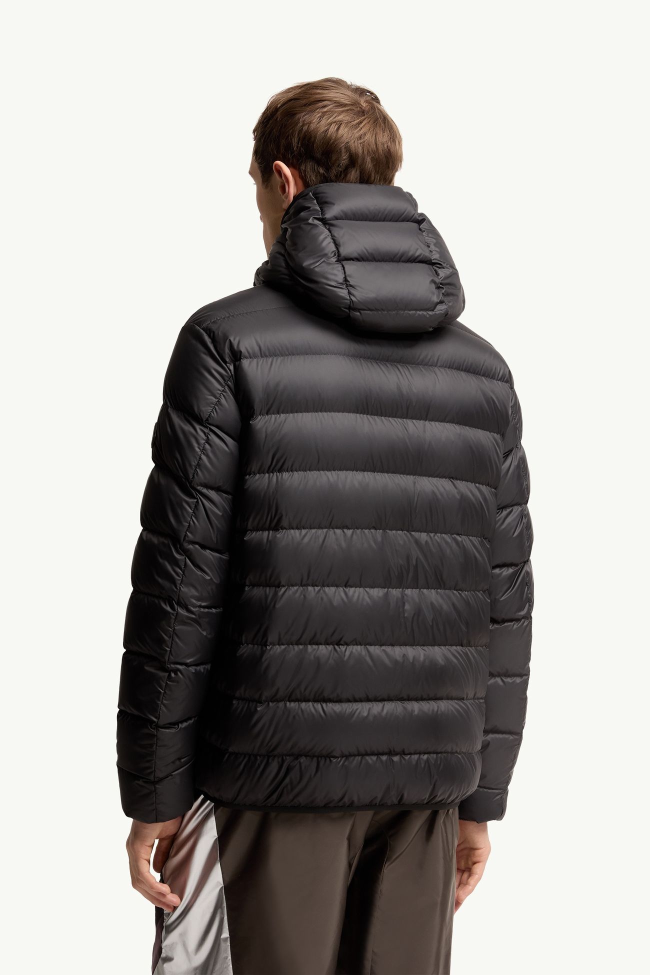 Alrai Hooded Short Down Jacket Men Black Moncler 4