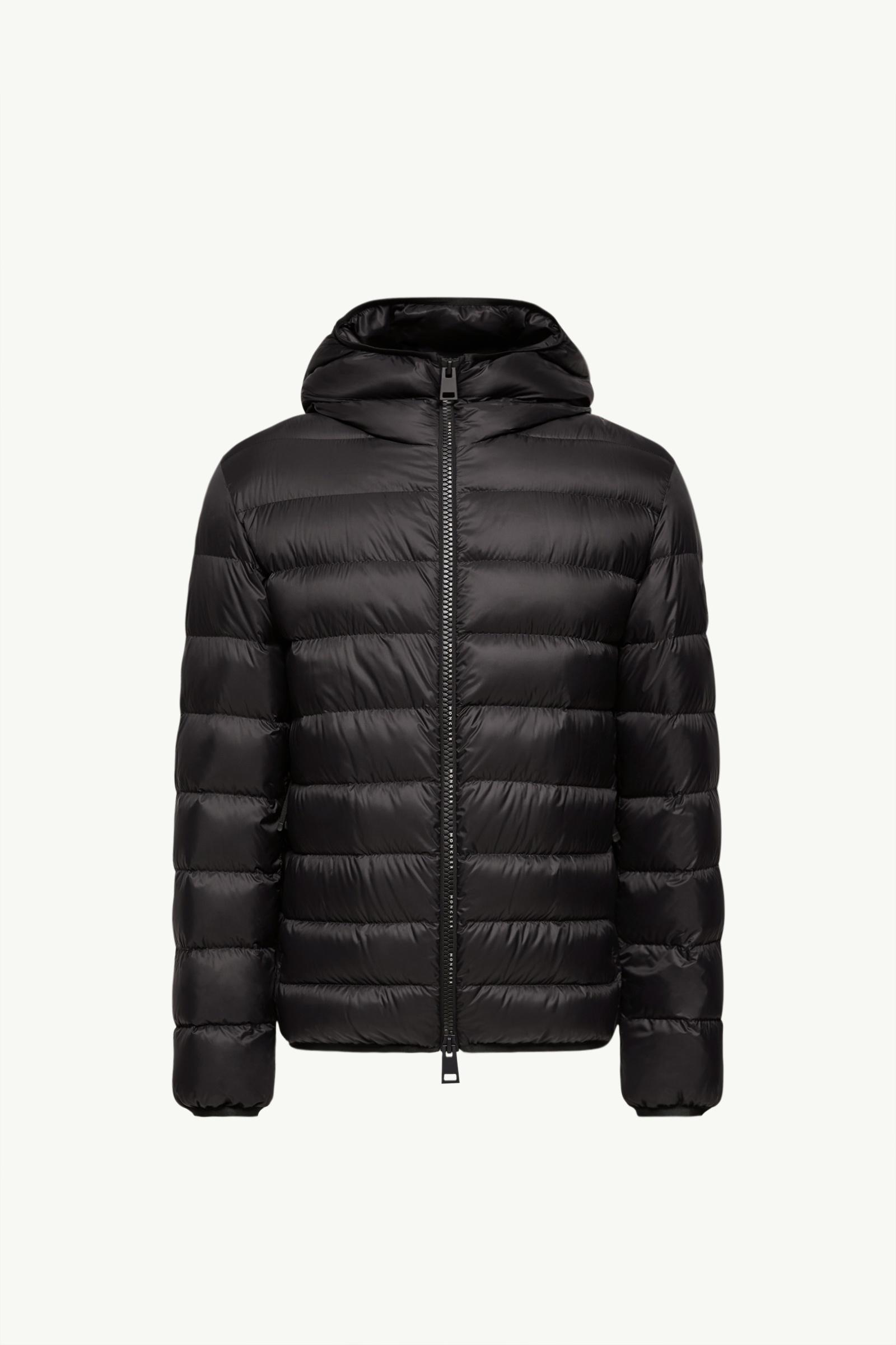Black Alrai Hooded Short Down Jacket - Short Down Jackets for Men