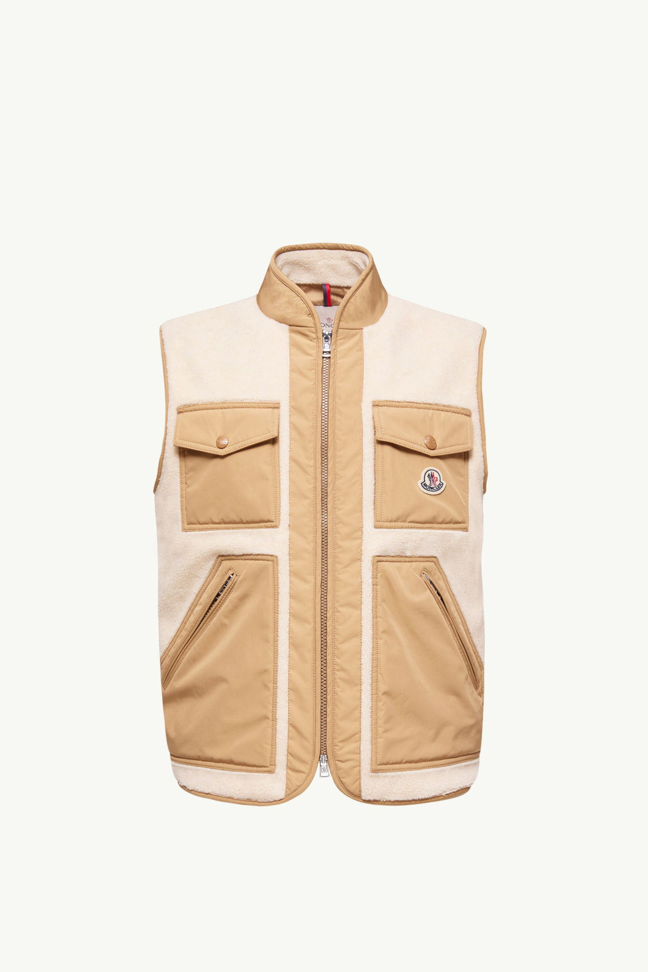 Karakai Teddy Down Gilet Men Light Beige Moncler 2