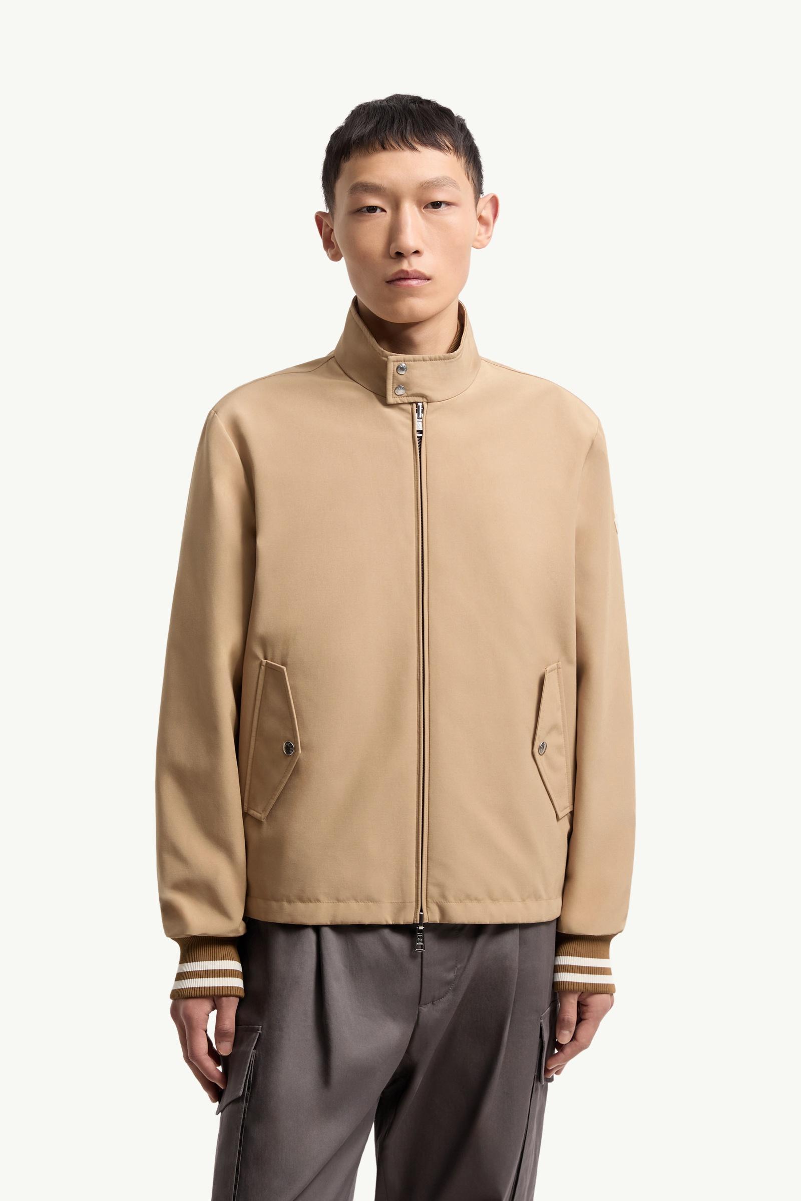 Beige Prieure Reversible Down Bomber Jacket - Short Down Jackets
