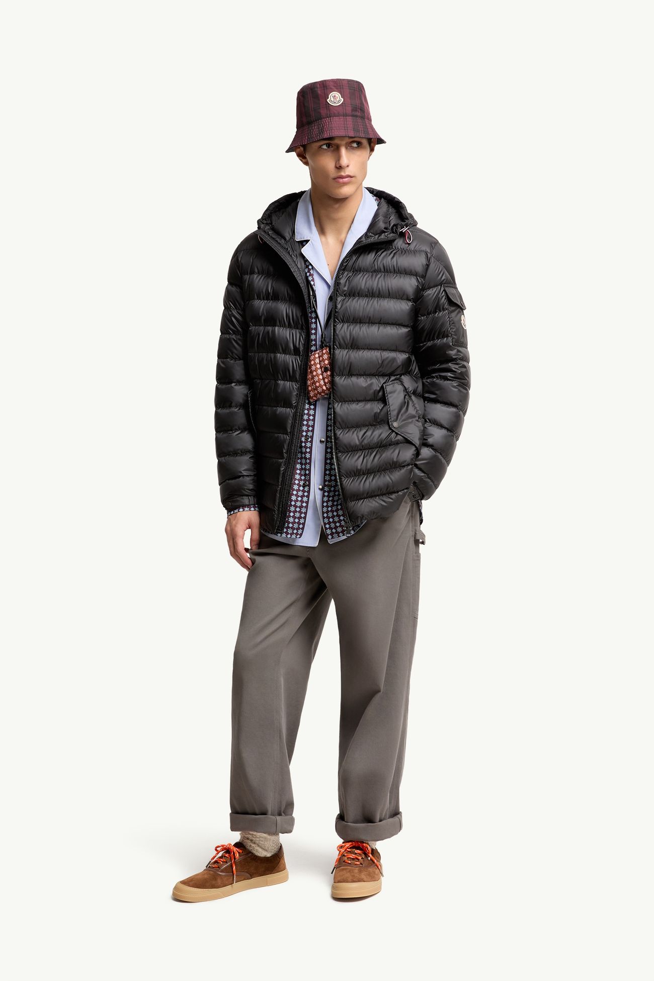 Oahu mittellange Daunenparka mit Kapuze Herren Schwarz Moncler 0