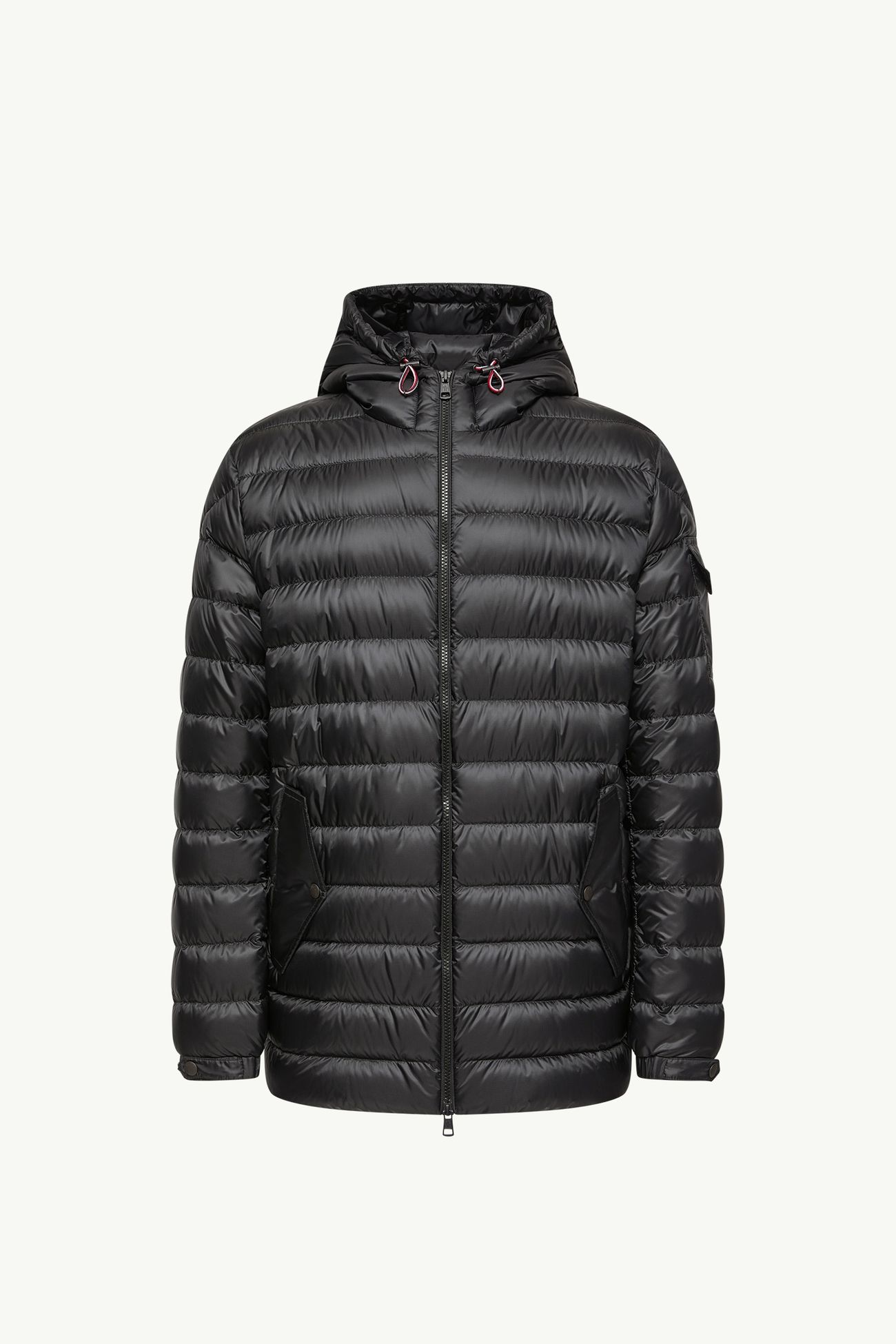 Parka Imbottito Midi Con Cappuccio Oahu Uomo Nero Moncler 2