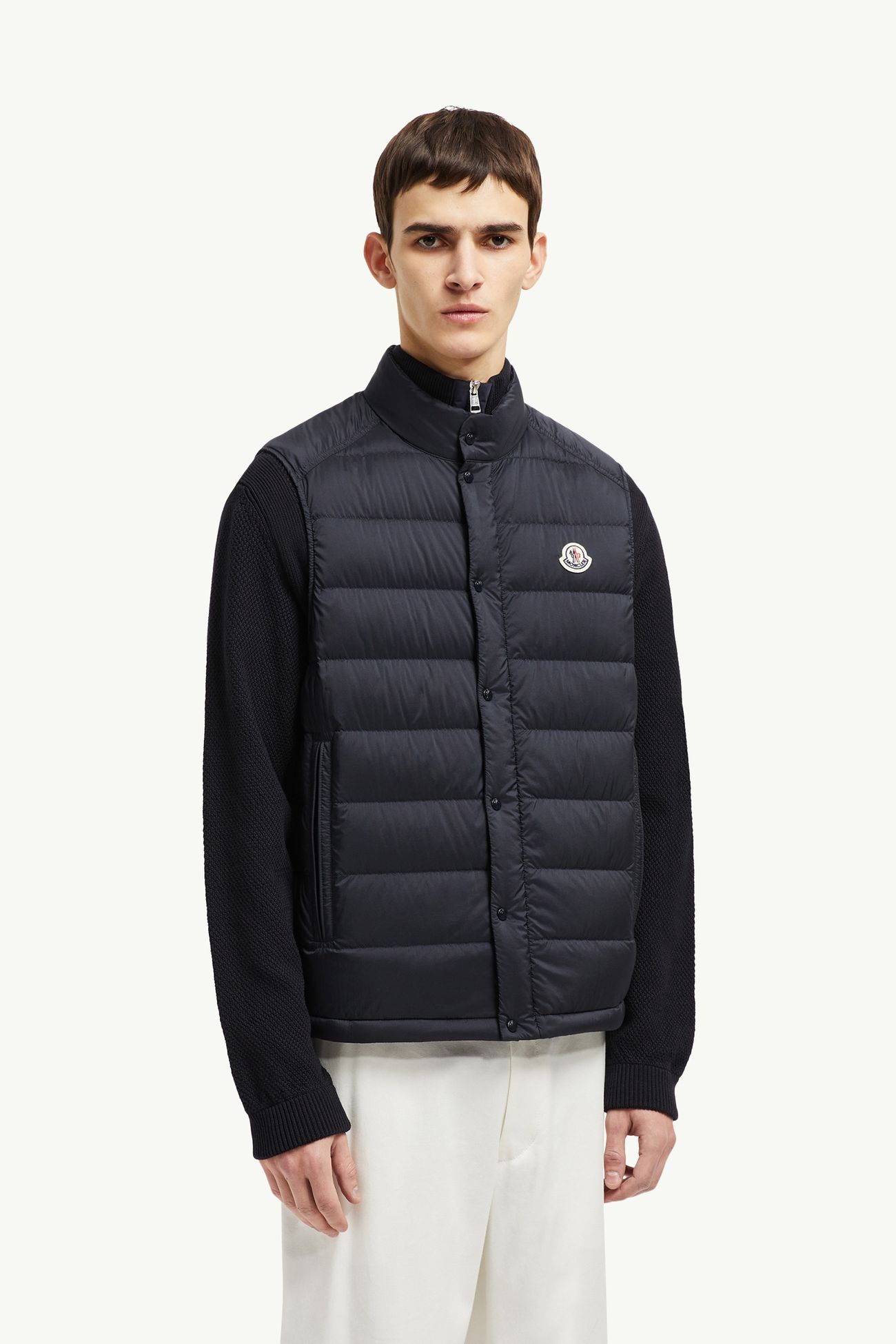 Barthe Down Gilet Men Navy Blue Moncler 3