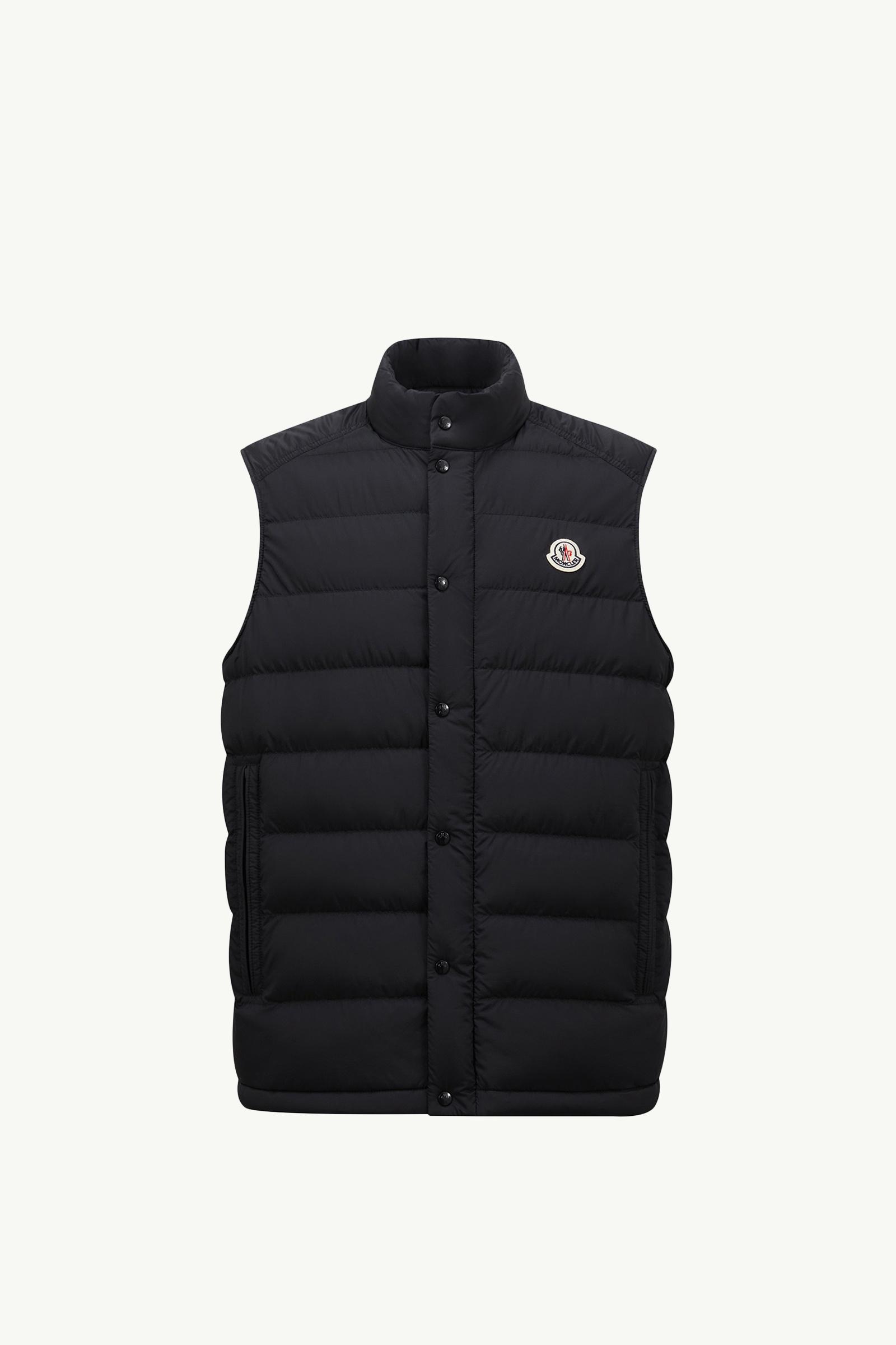 Navy Blue Barthe Down Vest - Vests for Men | Moncler US