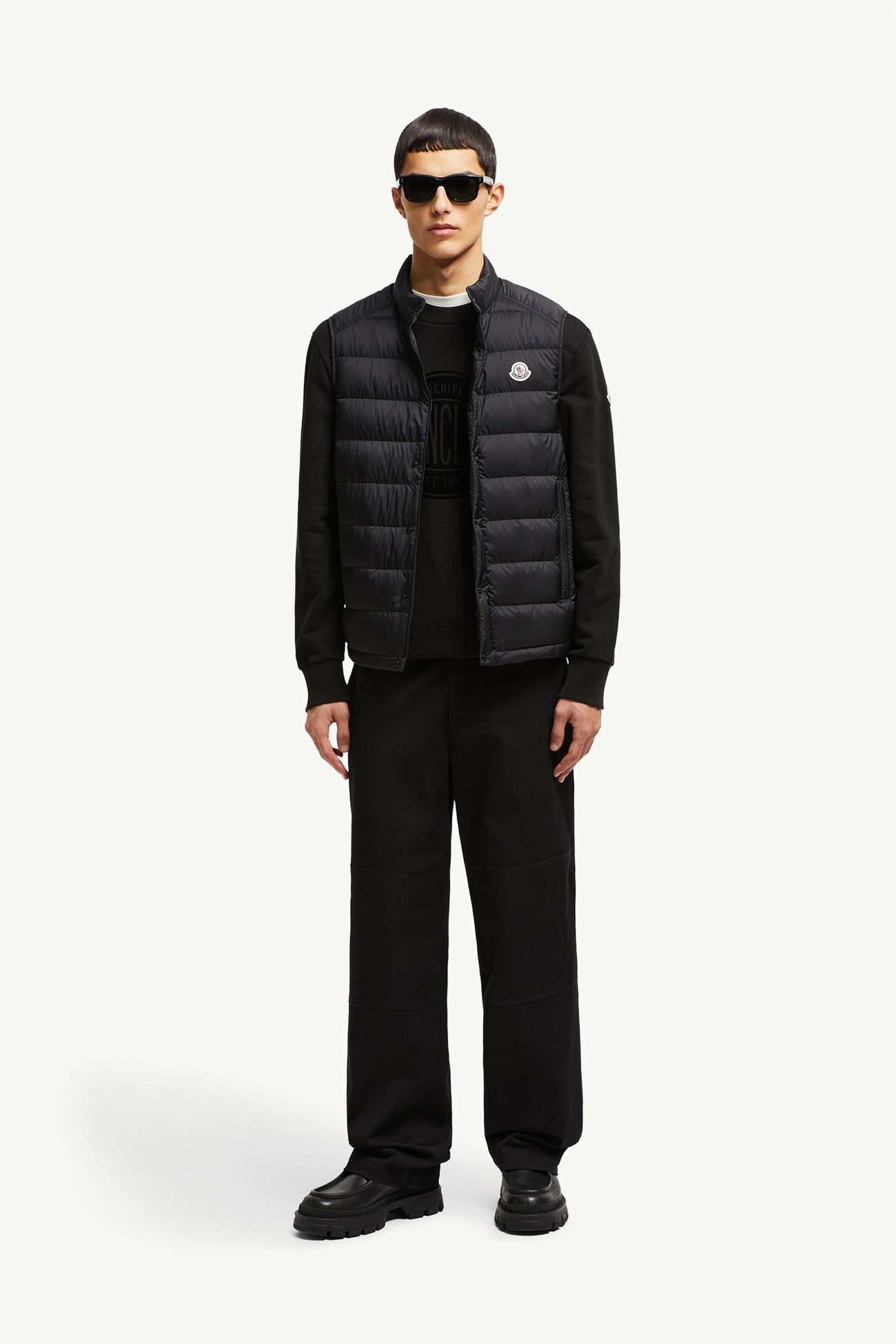 Barthe Down Gilet Men Black Moncler 0