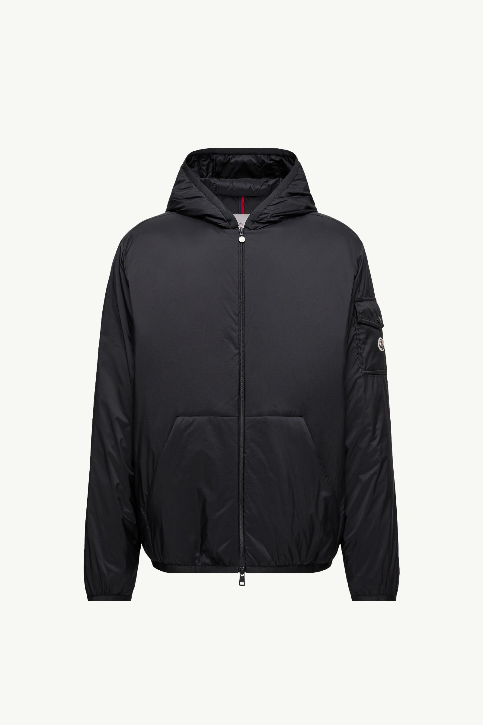 Monteynard Hooded Short Down Jacket Men Black Moncler