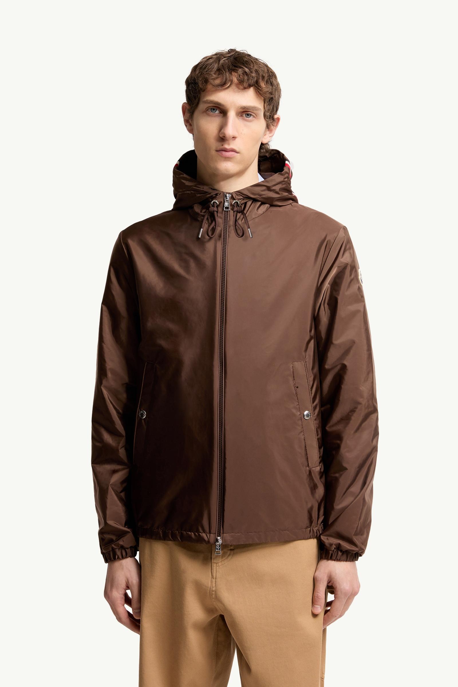 Brown Grimpeurs Hooded Windbreaker - Windbreakers & Raincoats for