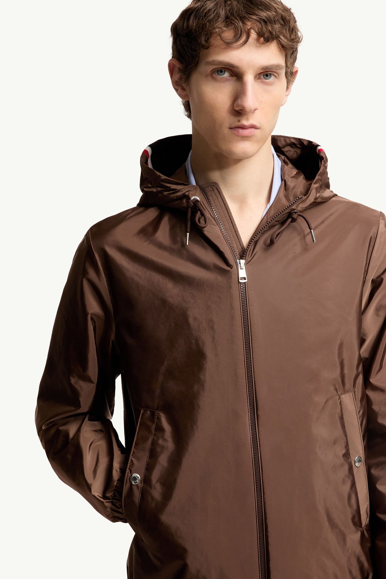 Giacca a vento con cappuccio Grimpeurs Uomo Marrone Moncler 5